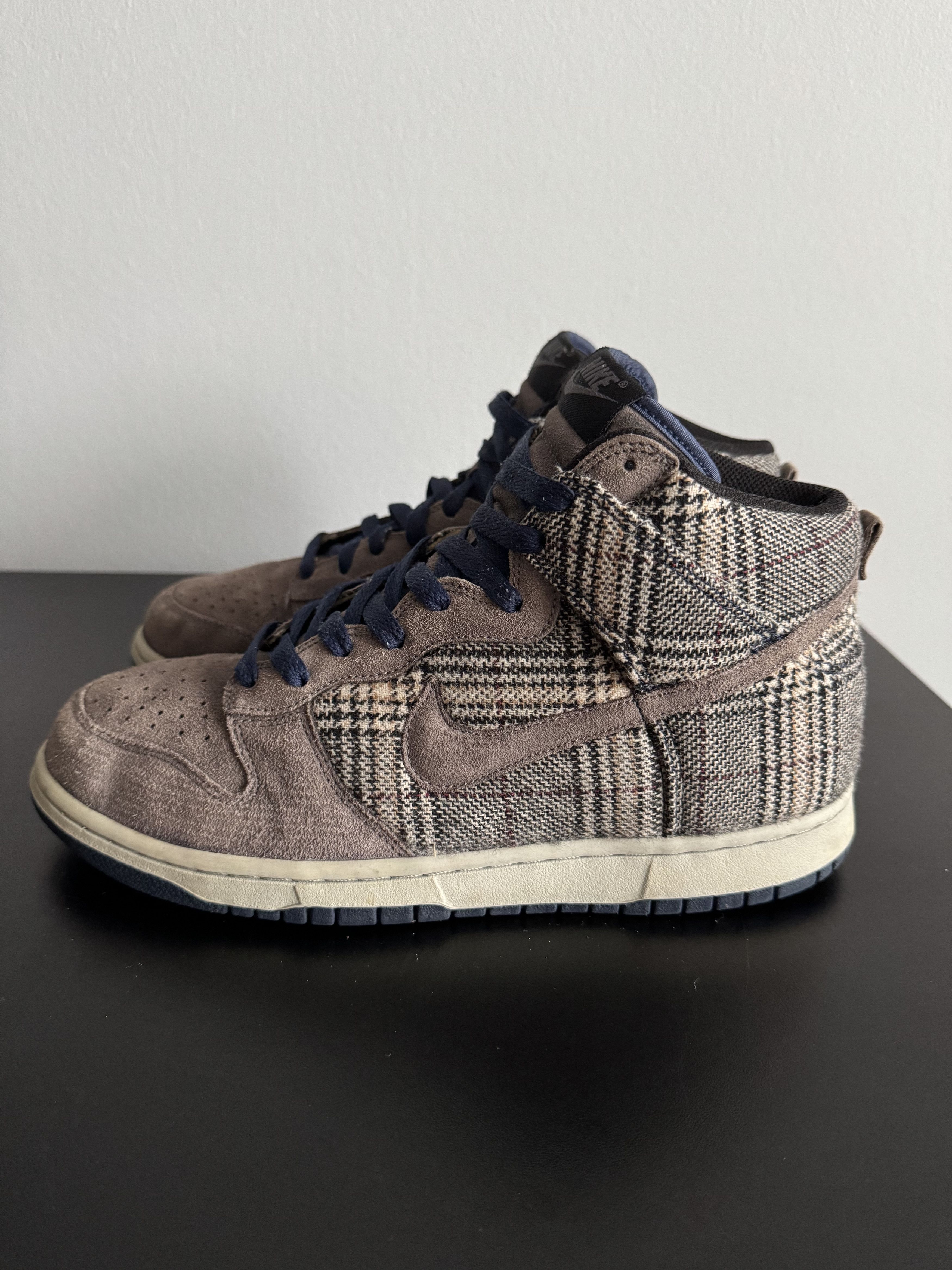 Nike Nike Dunk High Premium Tweed Pack 2007 306968-003 sb harris Size US 10 / EU 43 - 1 Thumbnail