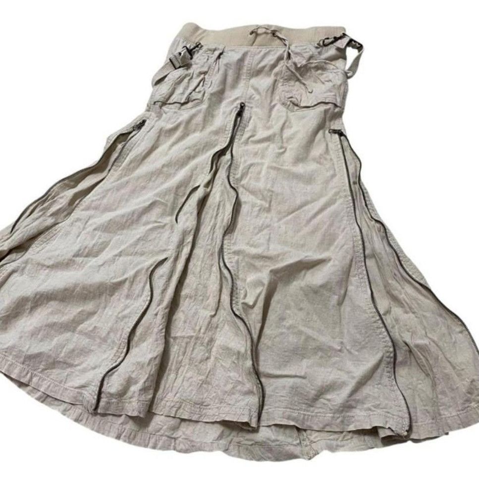 GOA GOA suspender cargo zipper skirt Size 27" / US 4 / IT 40 - 1 Thumbnail