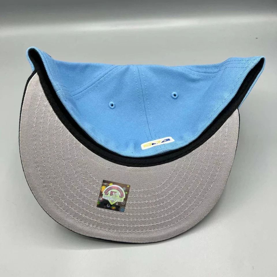 New Era Brooklyn Cyclones Hat Men 7 1/2 Blue Gray MiLB Snap Back Cap Size ONE SIZE - 5 Thumbnail