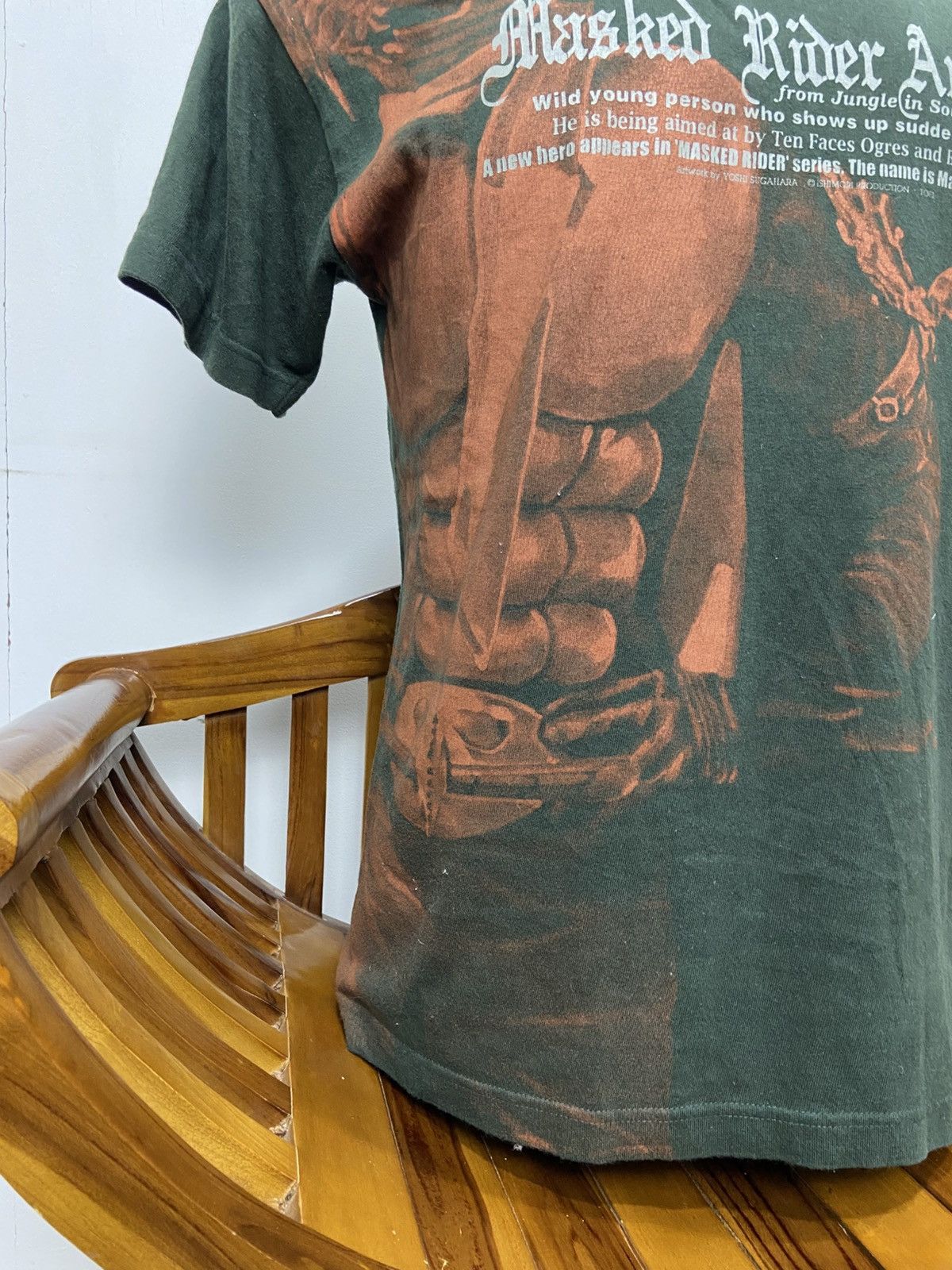 Anime ❤️‍🔥SEND OFFER ❤️‍🔥VINTAGE MASKED RIDER AMAZON RARE GRAPHICS Size US M / EU 48-50 / 2 - 4 Thumbnail