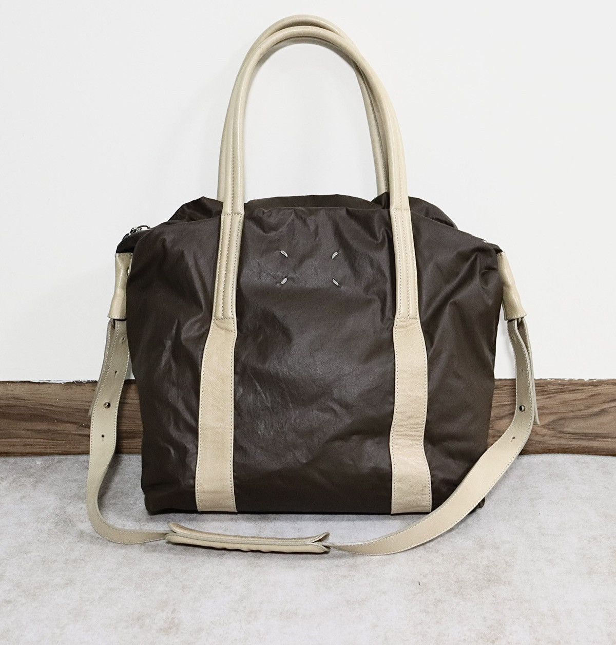 Maison Margiela Maison Martin Margiela 2way Waxed Bag（cowhide） Size ONE SIZE - 3 Thumbnail