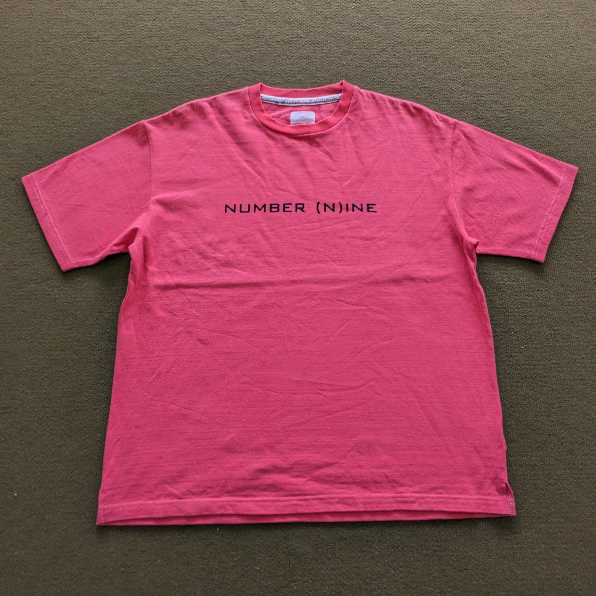 ナンバーナイン　Tシャツ　ピンク Number (N)ine Number Nine 