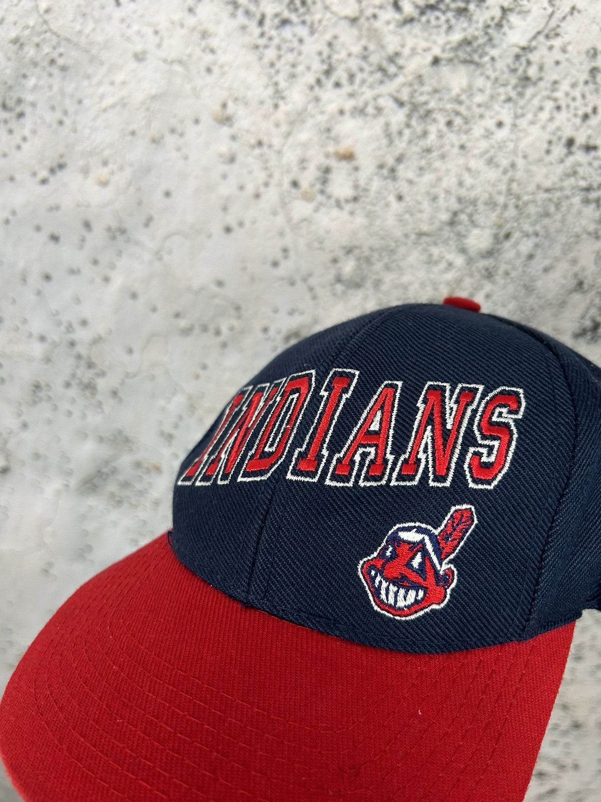 MLB Vintage Cleveland Indians Chief Wahoo MLB Sportswear Cal Size ONE SIZE - 2 Thumbnail