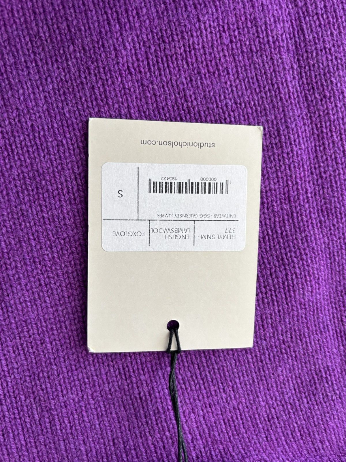 Studio Nicholson Studio Nicholson Hemyl Lambswool Crew Knit Size US S / EU 44-46 / 1 - 4 Thumbnail