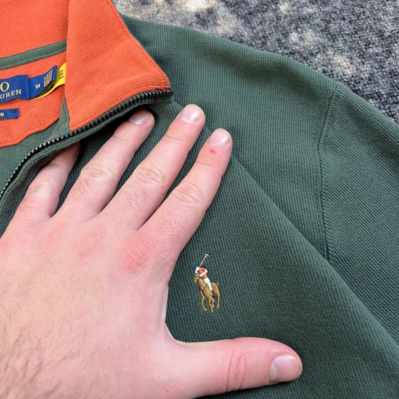 Polo Ralph Lauren Polo Ralph Lauren Luxury Quarter Zip Up Mini Logo Sweater Size US M / EU 48-50 / 2 - 4 Thumbnail
