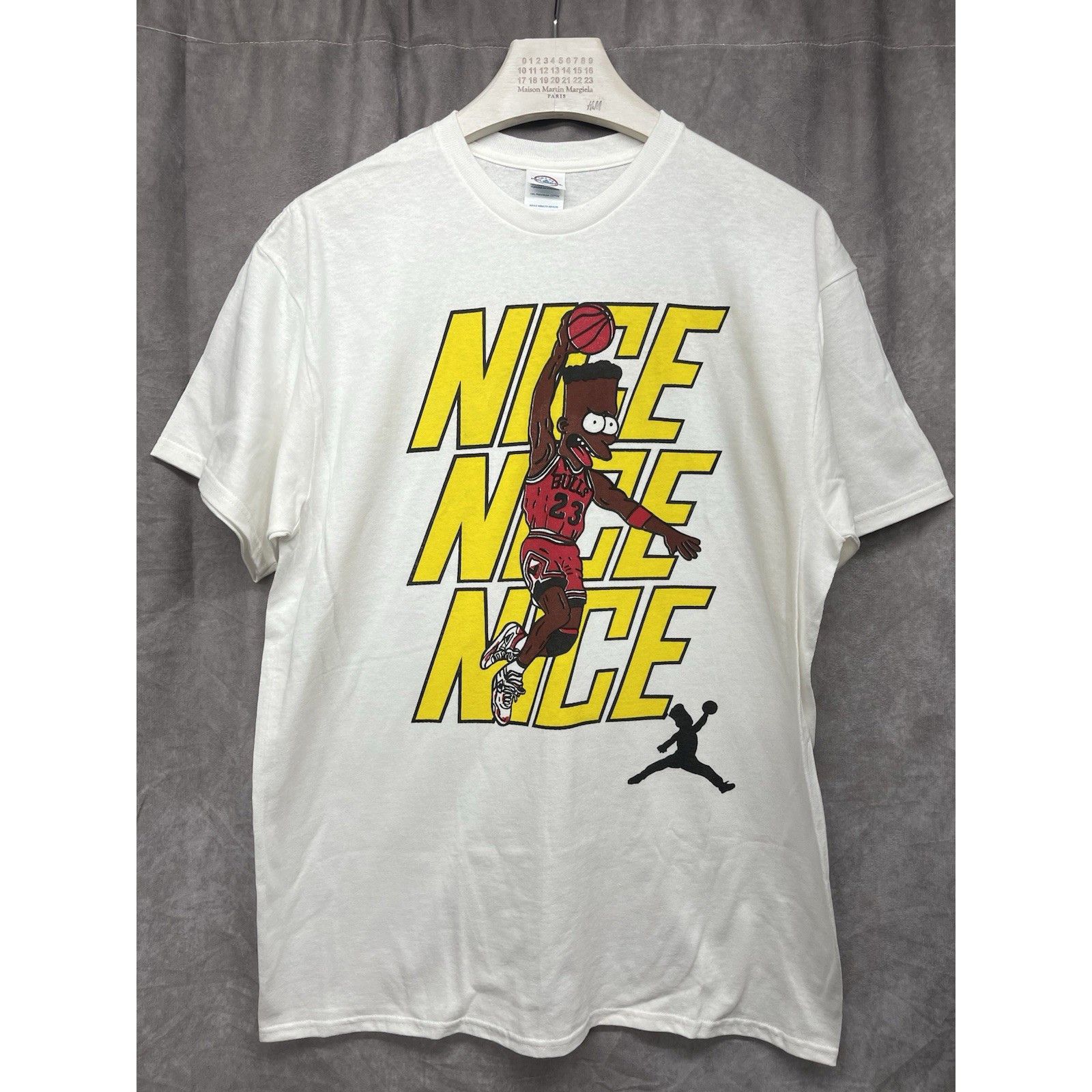 Other Vintage 90s Bart Simpson Michael Jordan 23 Bulls Parody T-Sh Size US L / EU 52-54 / 3 - 1 Thumbnail