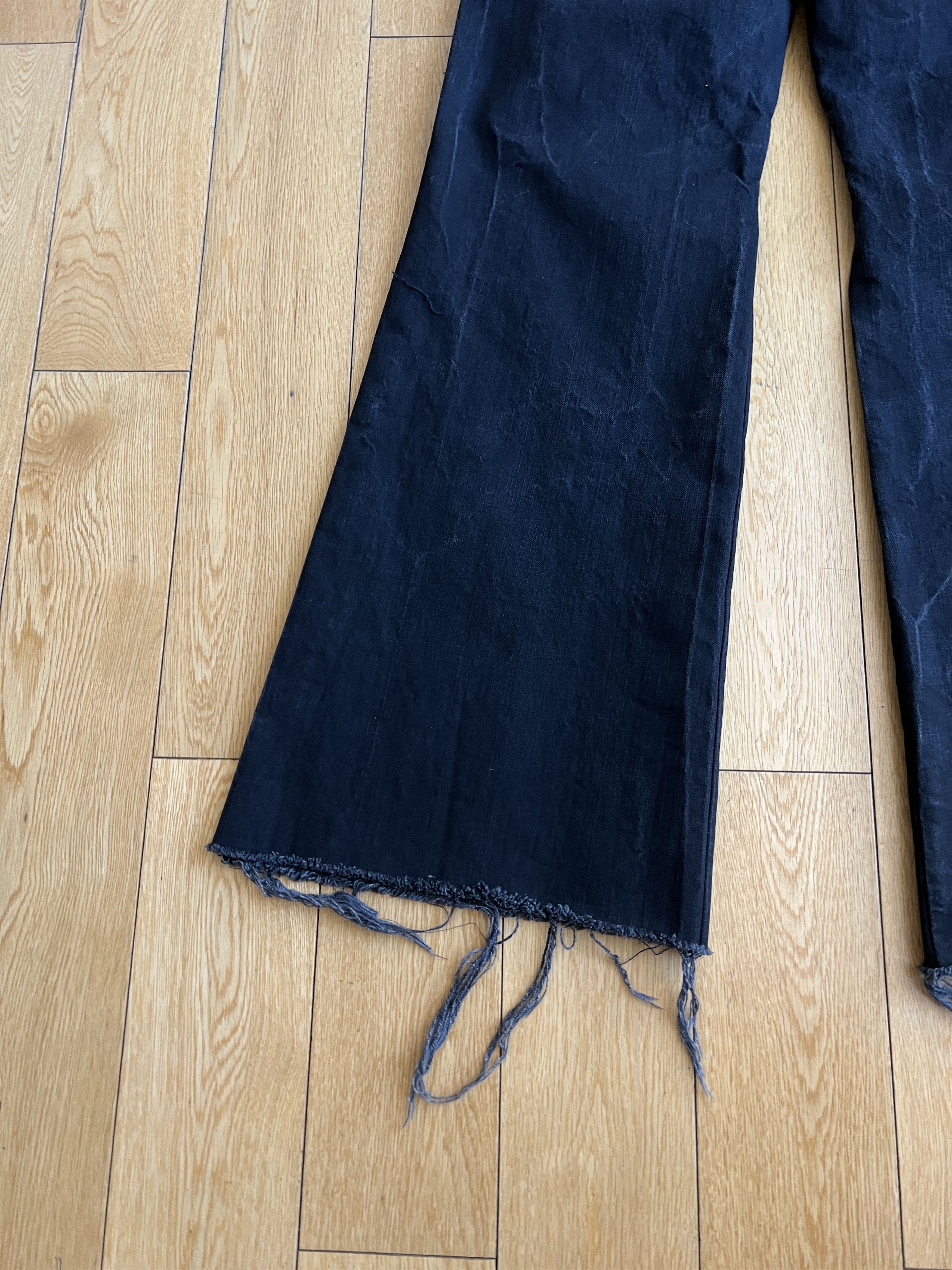 Other WASHED FLARED BIKER PANTS Size US 31 - 13 Thumbnail