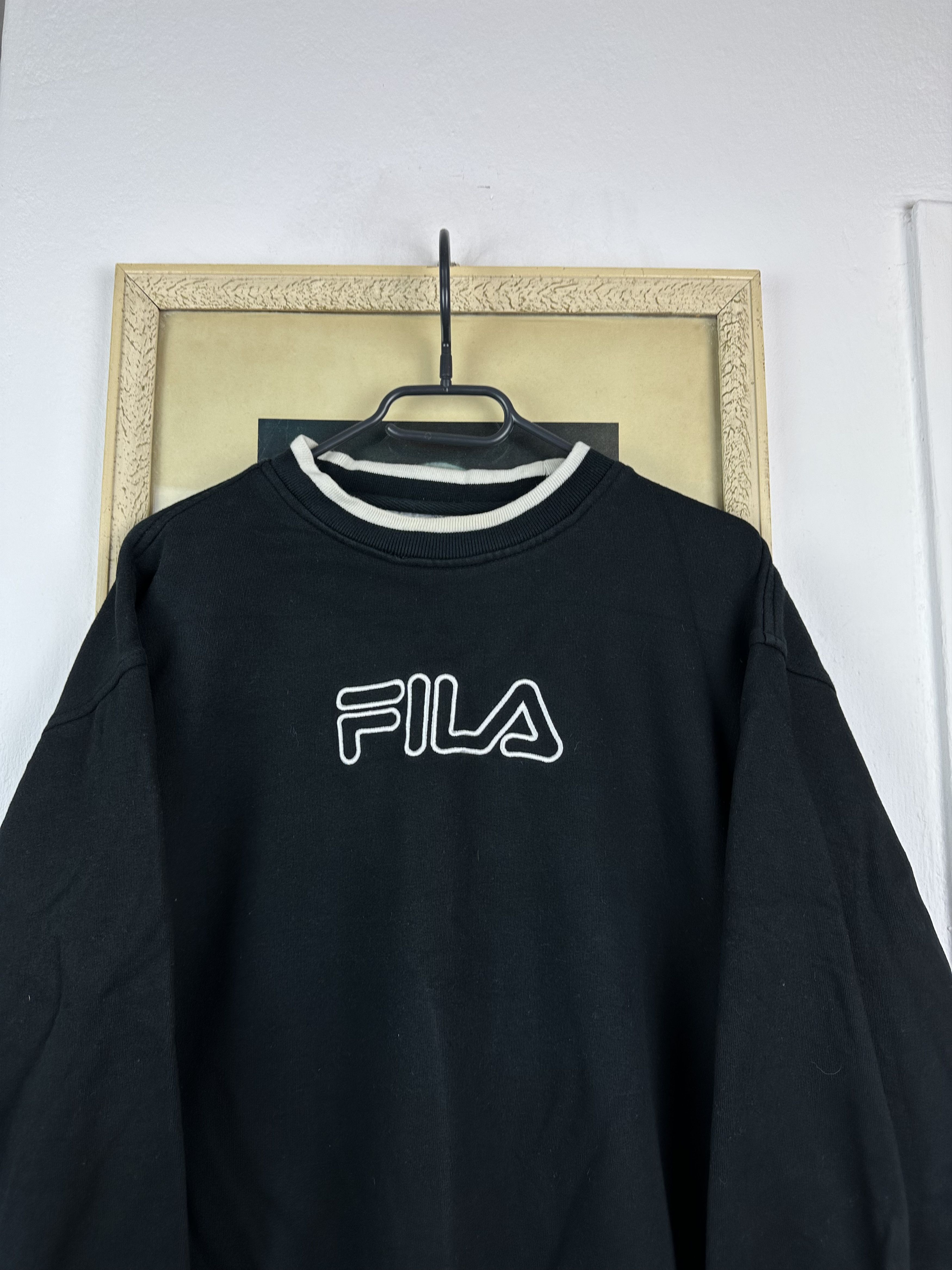 Fila × Vintage Vintage Fila Sweatshirt Crewneck Y2k Rare HYpe Size US M / EU 48-50 / 2 - 2 Thumbnail