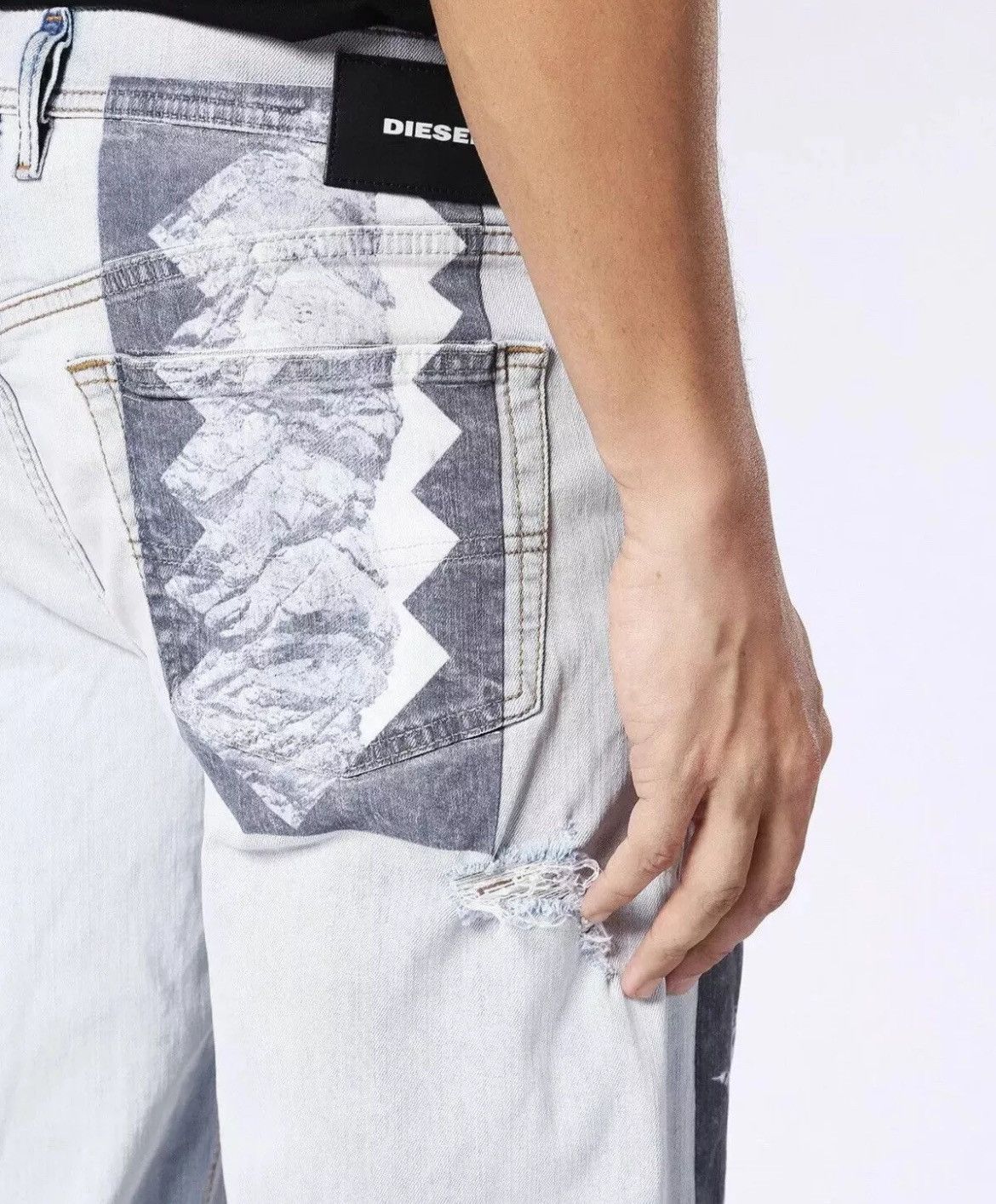 Diesel DIESEL PANTS REGULAR Light Blue Denim Pants RRP 350$ Y2K Size US 33 - 19 Thumbnail