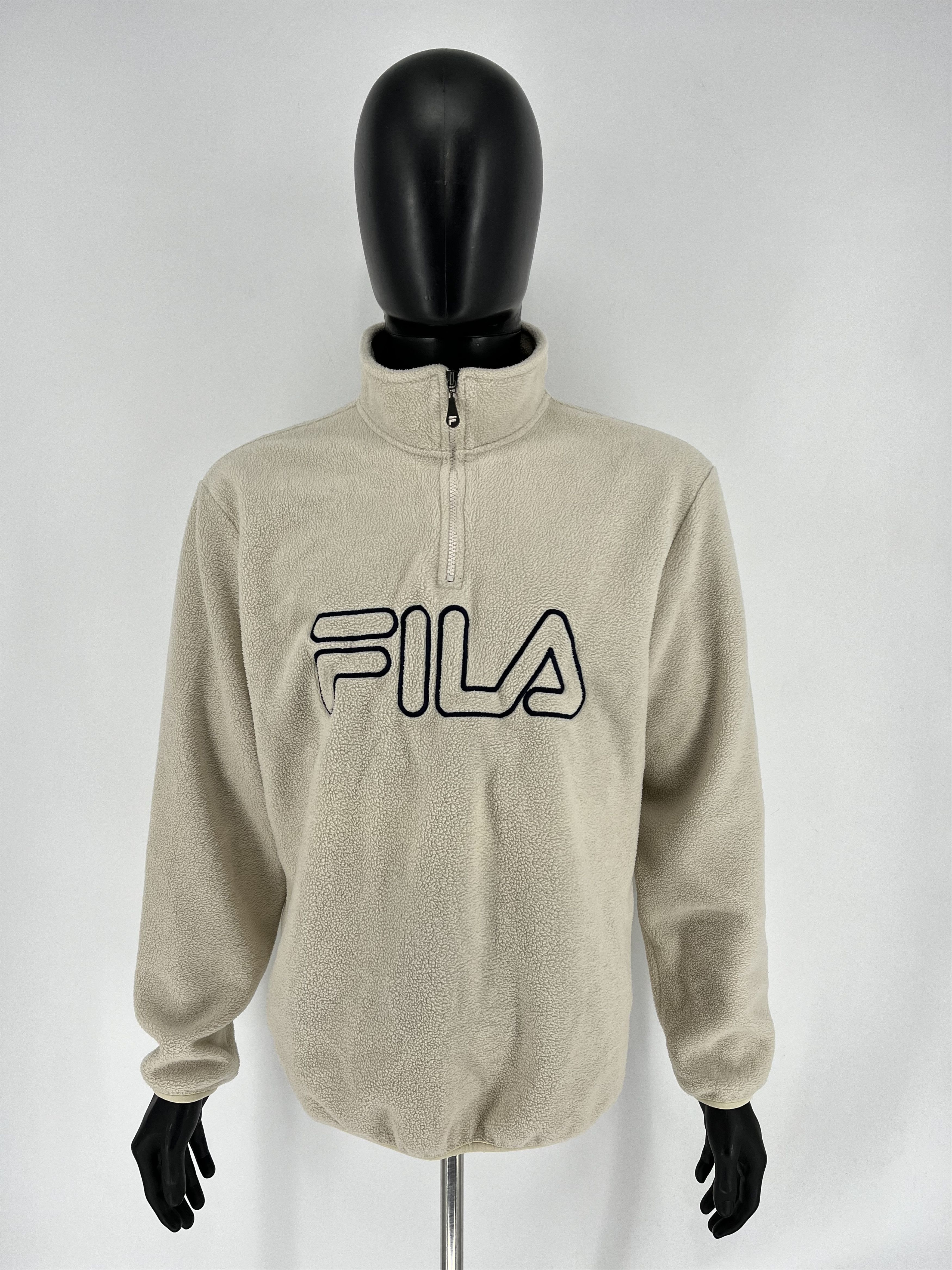 Fila Vintage Y2K Fila Fleece Sweatshirt Streetwear Skate Size US M / EU 48-50 / 2 - 2 Thumbnail