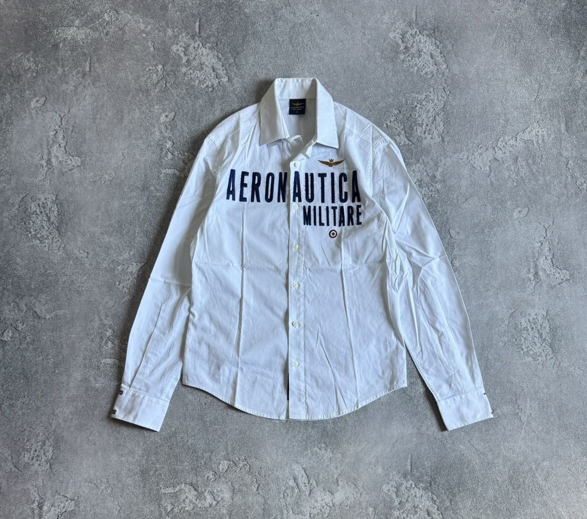 Aeronautica Militare Aeronautica Militare S big logo button up shirt long sleeve Size US S / EU 44-46 / 1 - 9 Thumbnail