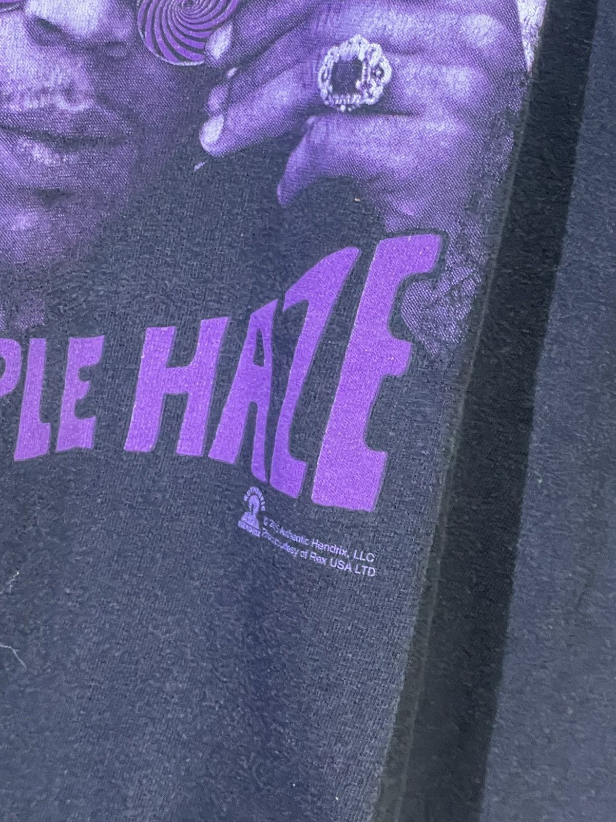 Vintage Jimmy Hendrix Vintage Tee Purple Haze Size US L / EU 52-54 / 3 - 3 Thumbnail