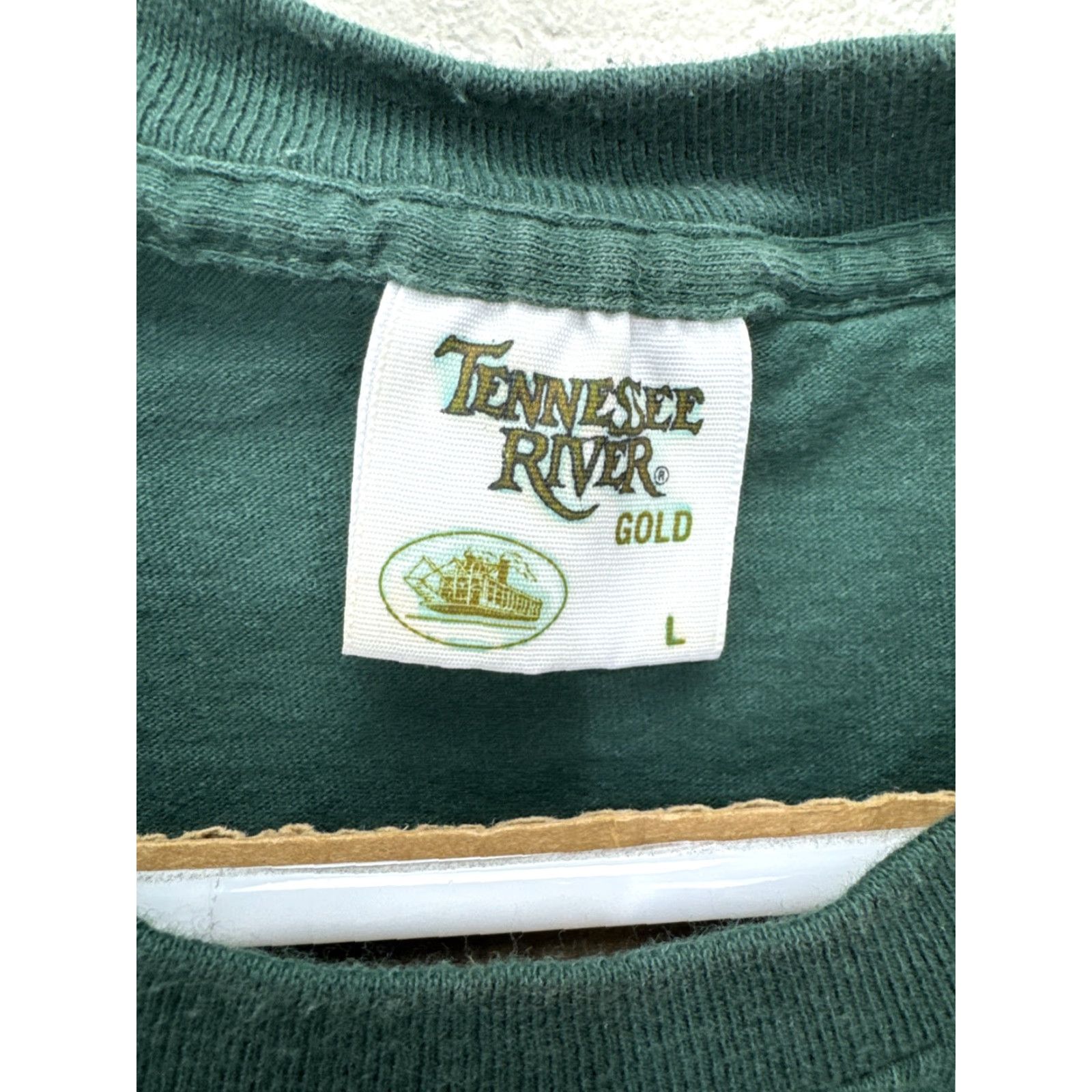Vintage VINTAGE 90s Tennessee River Snoopy St Patrick's Day Drinking T-Shirt Large Green Graphic Print Mens Size US L / EU 52-54 / 3 - 3 Thumbnail