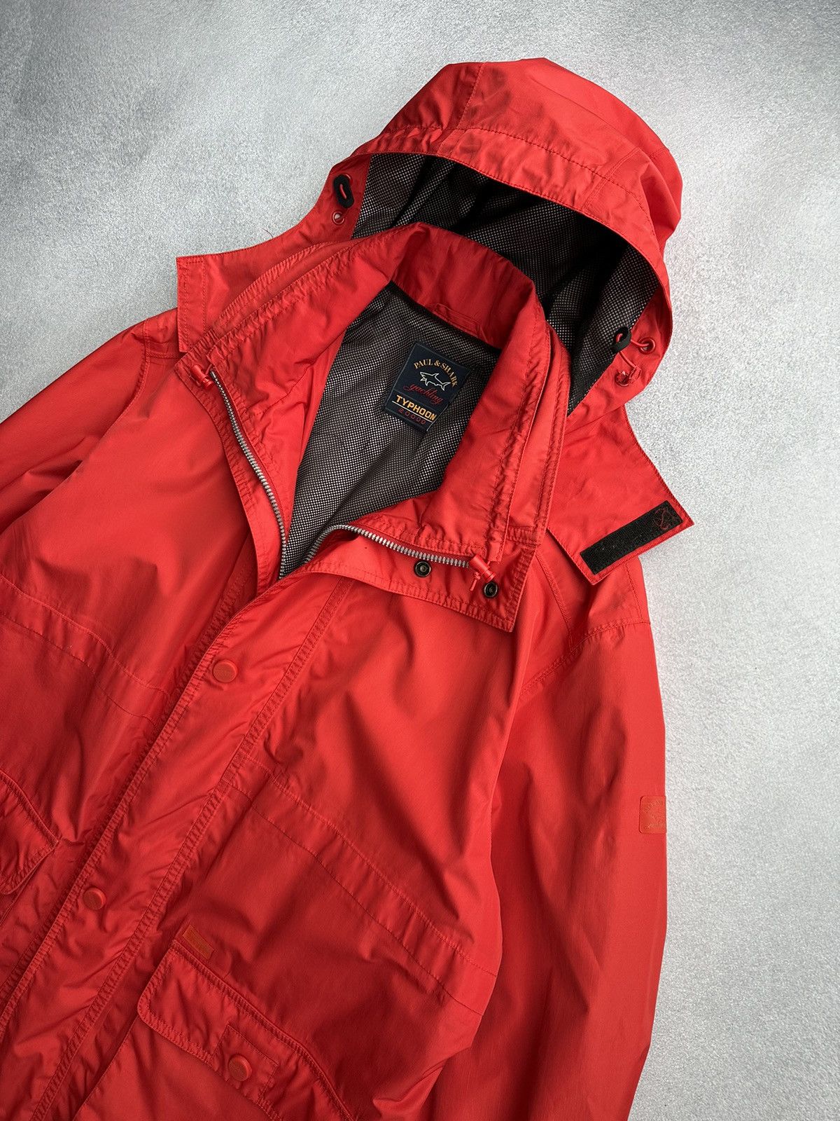Paul & Shark × Vintage Vintage Paul & Shark Typhoon 20000 Red Windbreaker Jacket Size US L / EU 52-54 / 3 - 5 Thumbnail
