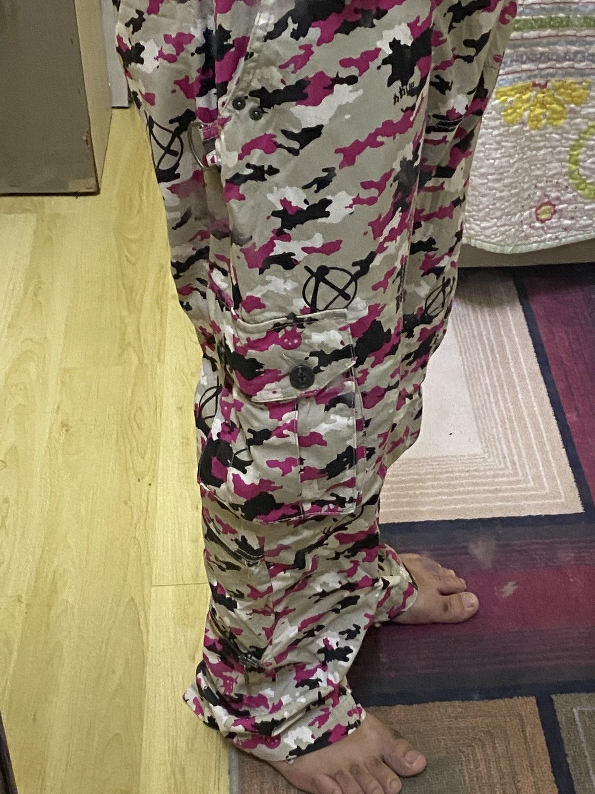 PPFM 🔥 PPFM ANARCHY CAMO CARGO FLEX 3QUARTER PANT Size US 32 / EU 48 - 4 Thumbnail