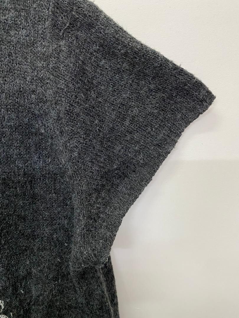 Japanese Brand Distressed Knit Top Cornflake V Neck Punk Style T-Shirt Size M / US 6-8 / IT 42-44 - 9 Thumbnail