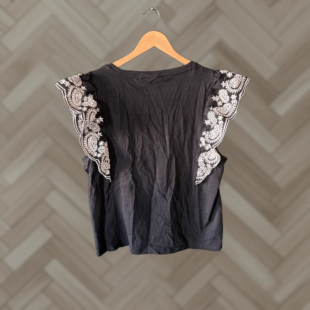 Tommy Hilfiger Tommy Hilfiger Womens Blouse Shirt Sleeveless Black 2XL NWT Tunic Shirt Womens Black 2XL NWT Size XXL / US 16-18 / IT 52-54 - 1 Thumbnail