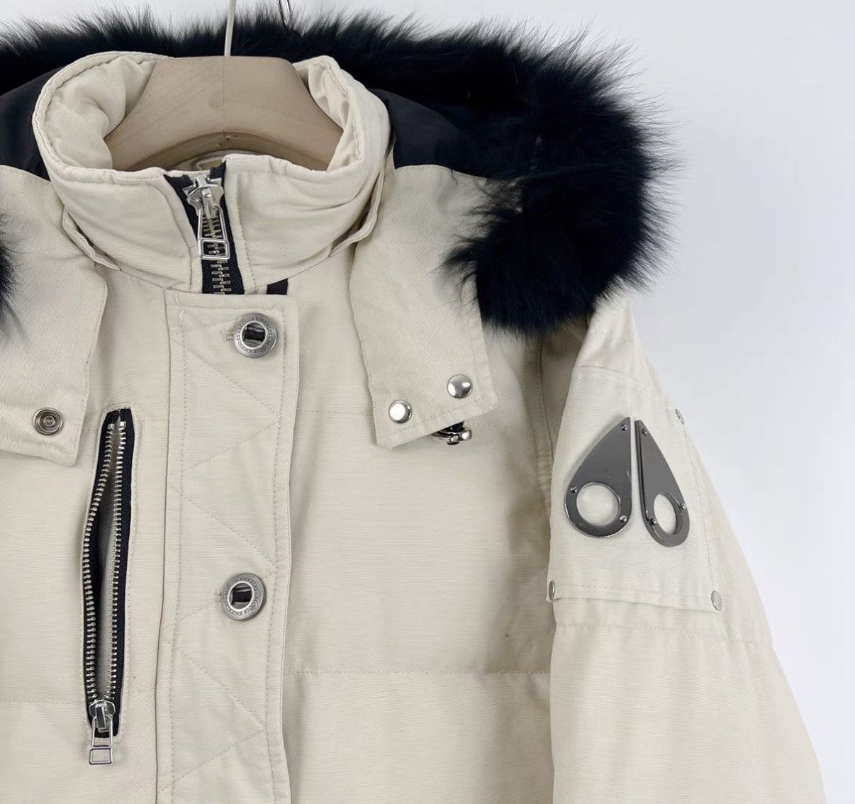 Moose Knuckles Moose Knuckles 3Q Series Down Jacket with Fur Collar K12 Size M / US 6-8 / IT 42-44 - 4 Thumbnail