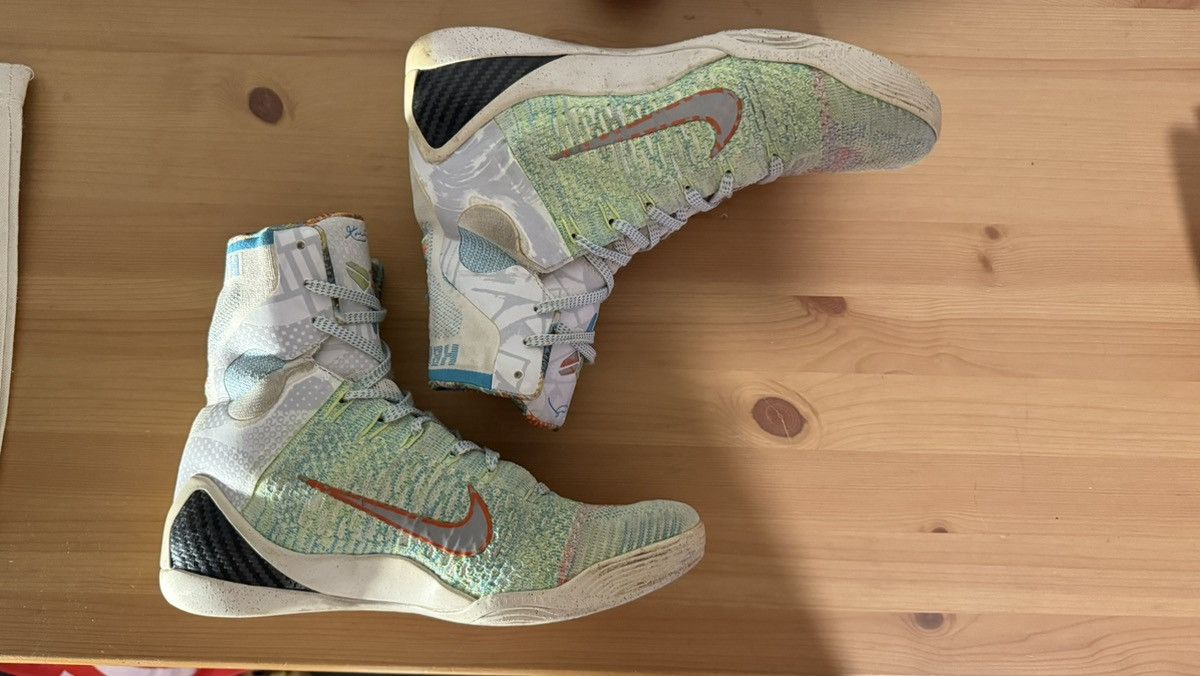 Nike Kobe 9 - WHAT THE - US Size 9 - NO BOX Size US 9 / EU 42 - 3 Thumbnail