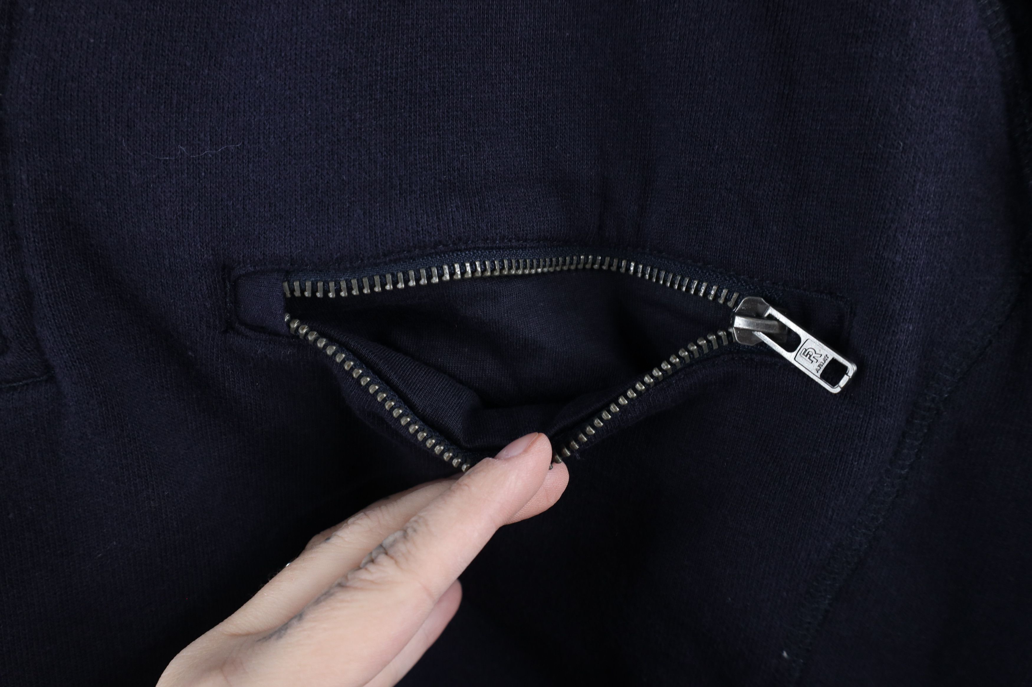 Ariat × Vintage Ariat FR 2112 Fire Resistant Half Zip Work Sweatshirt Blue Size US M / EU 48-50 / 2 - 6 Thumbnail