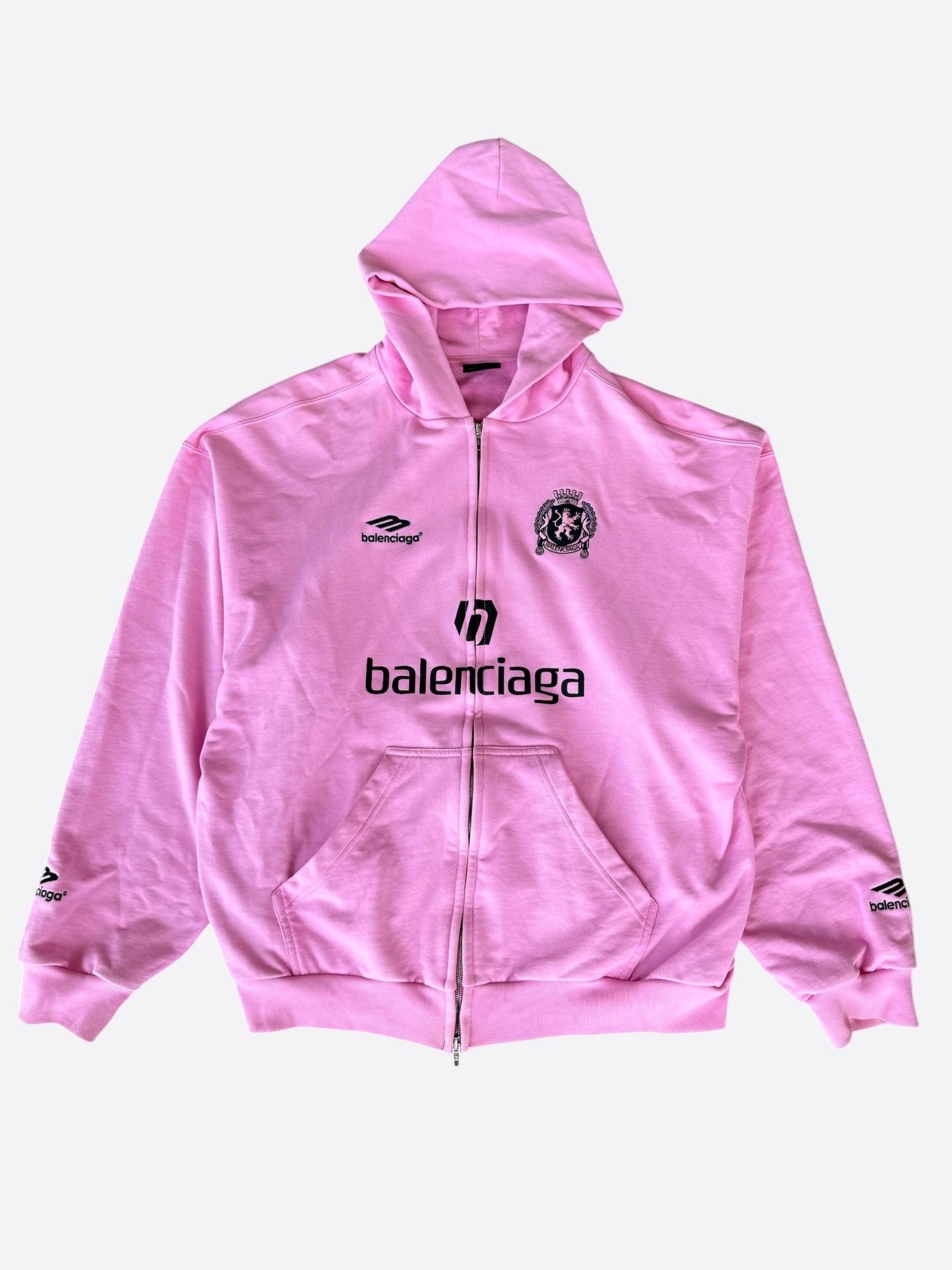 Balenciaga RARE Balenciaga Soccer Zip Up Hoodie TOKYO | Grailed