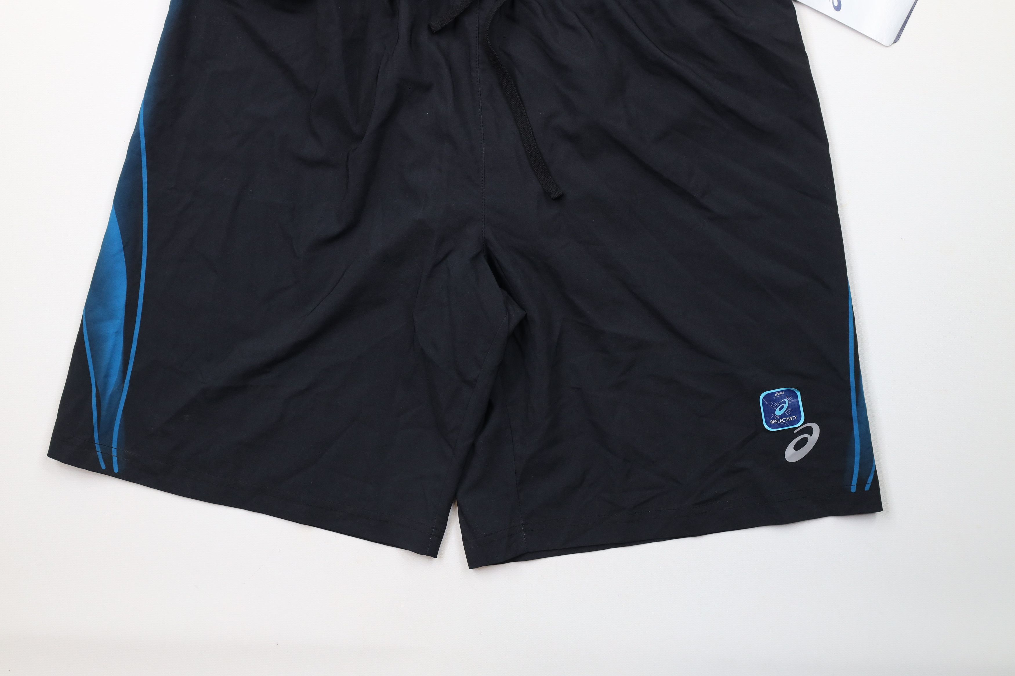 Asics × Vintage Deadstock Vintage Asics Out Reflective Lined Running Shorts Size US 34 / EU 50 - 4 Thumbnail