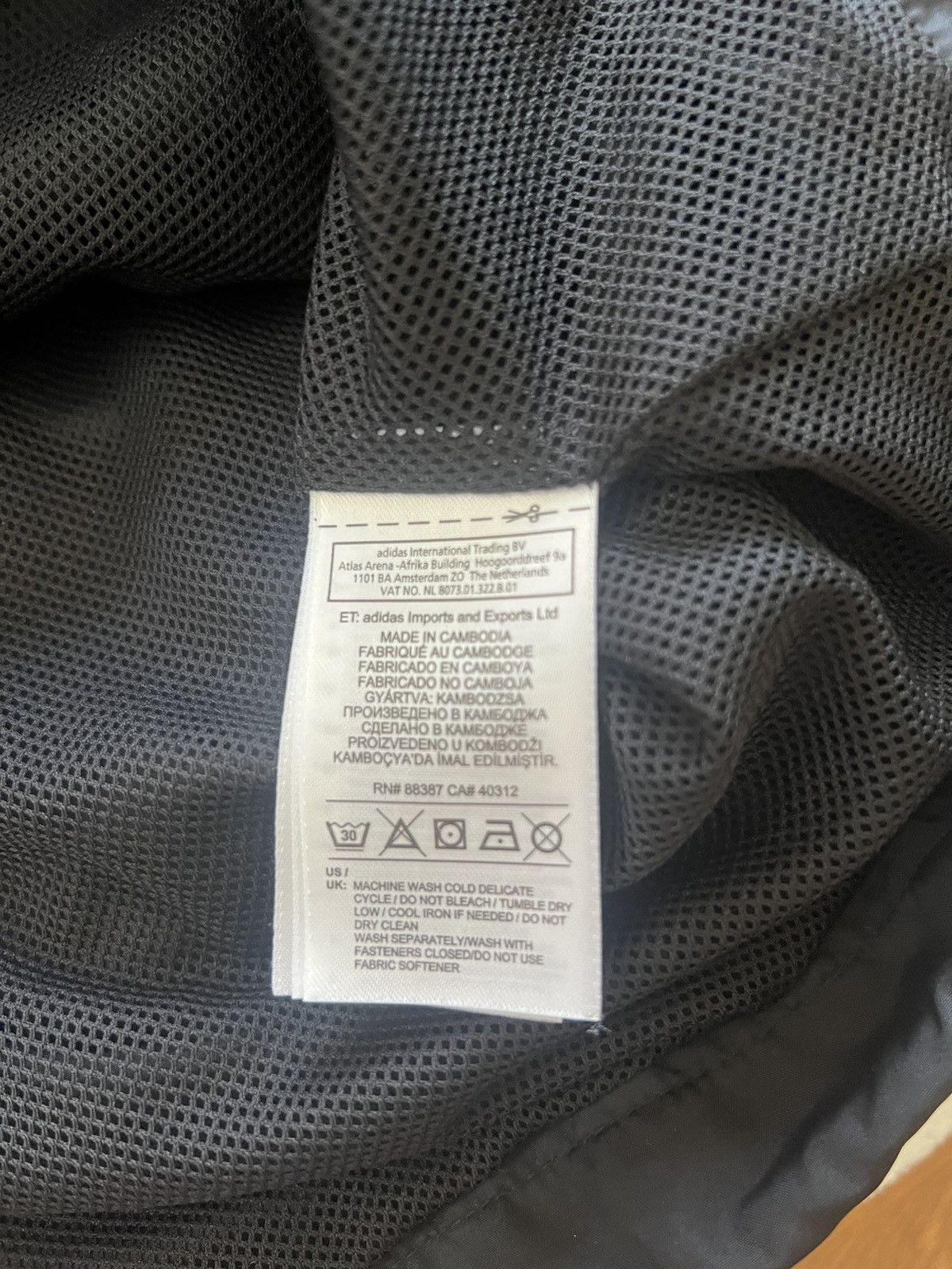 Adidas Lightweight Adidas Soccer Jacket, Black Size US L / EU 52-54 / 3 - 5 Thumbnail