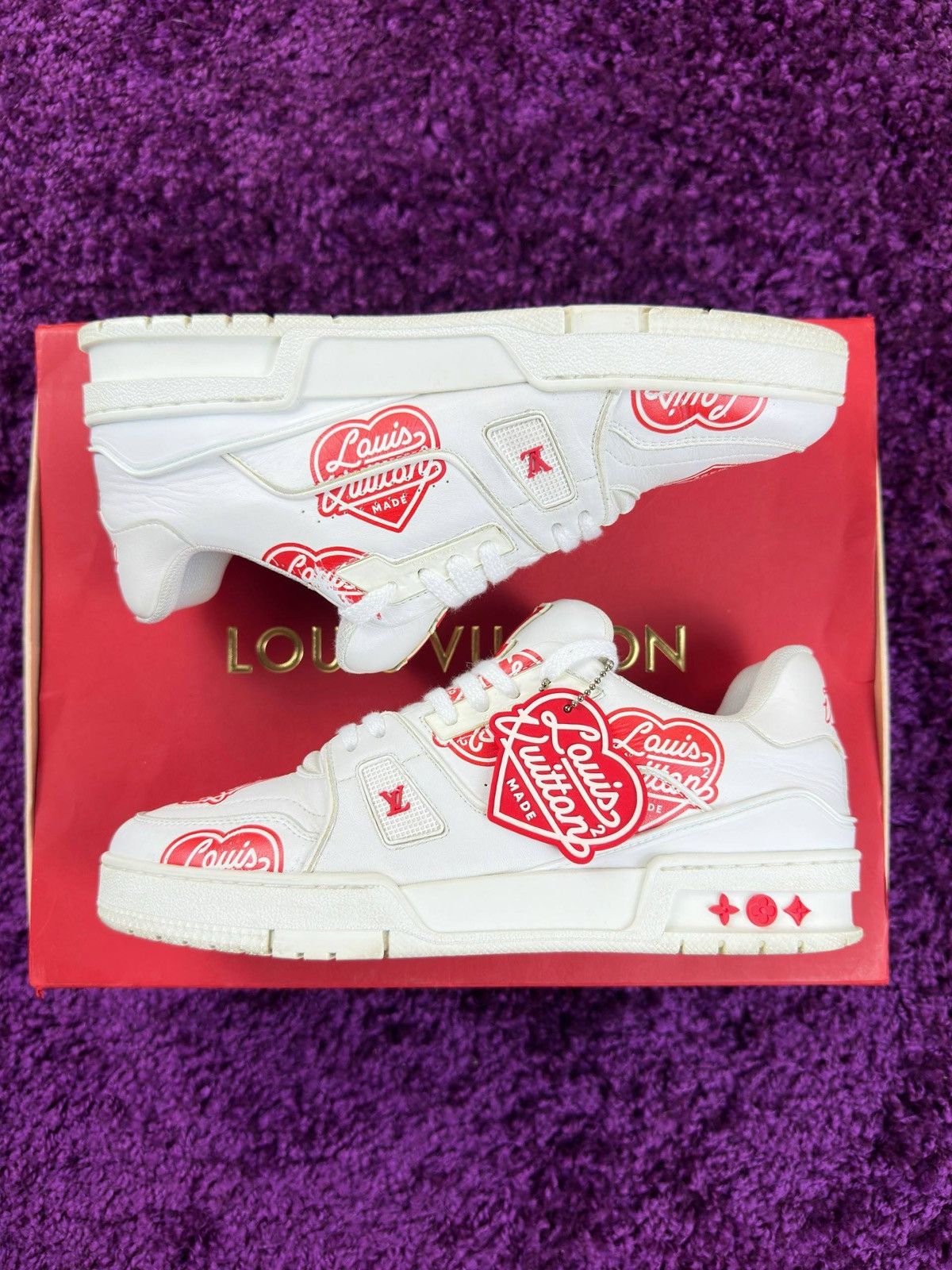 Louis Vuitton × Nigo Louis Vuitton X Nigo Human Made Trainers Size US 6.5 / EU 39-40 - 2 Thumbnail