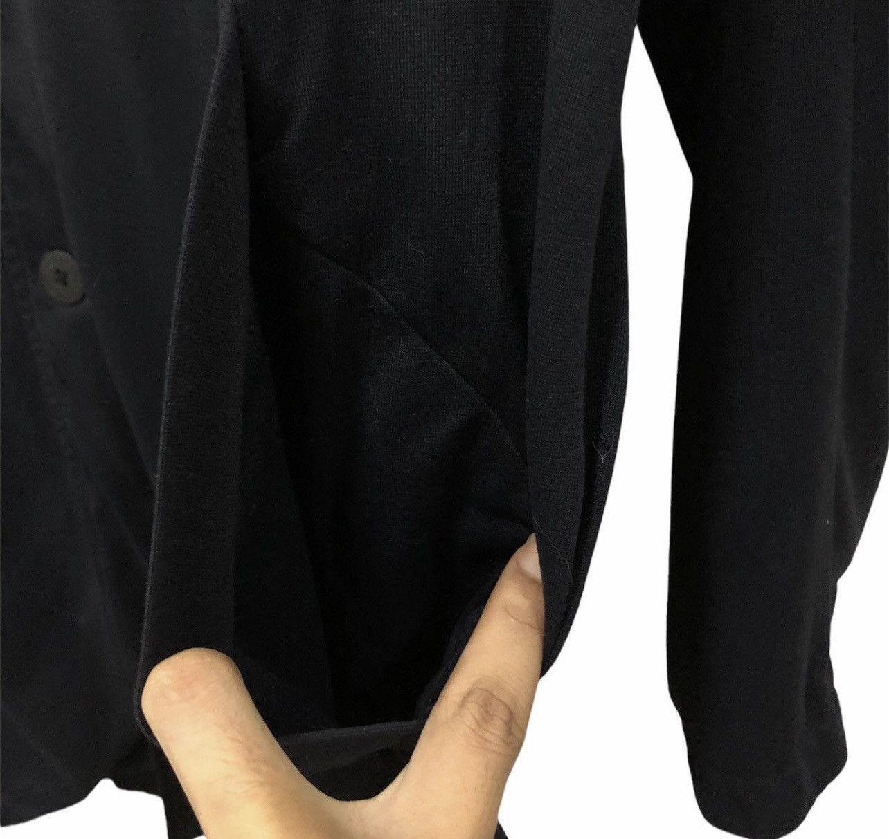 Hysteric Glamour Hysteric Glamour Black Nylon High Neck Button-Up Coat Size L Size US L / EU 52-54 / 3 - 7 Thumbnail