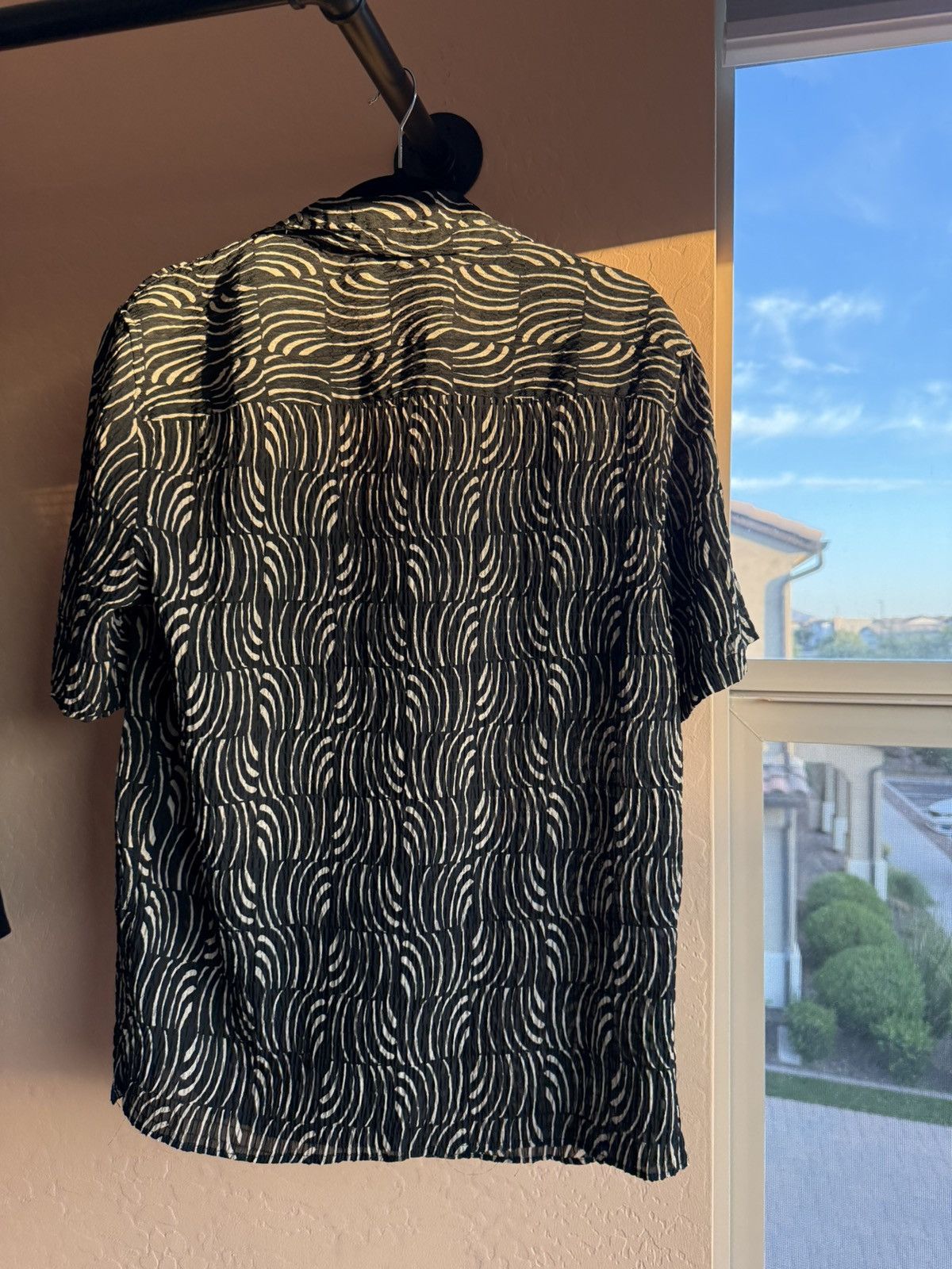 Zara ZARA Abstract Print Short Sleeve Shirt – Size M Size US M / EU 48-50 / 2 - 2 Thumbnail