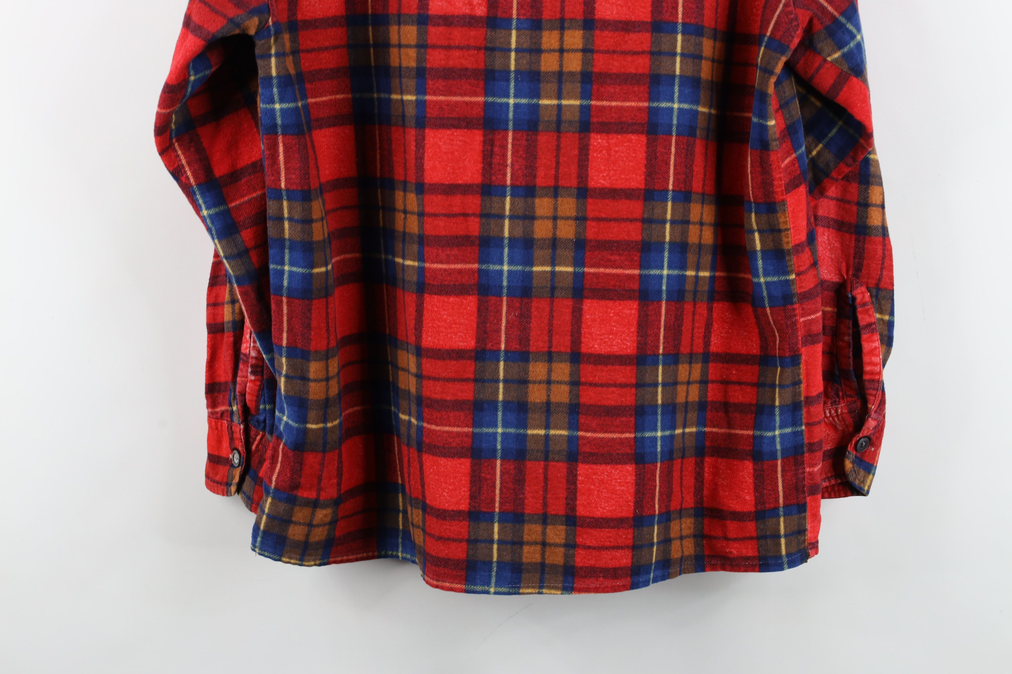 Vintage Vintage 60s 70s Streetwear Collared Button Shirt Plaid Size US S / EU 44-46 / 1 - 14 Thumbnail