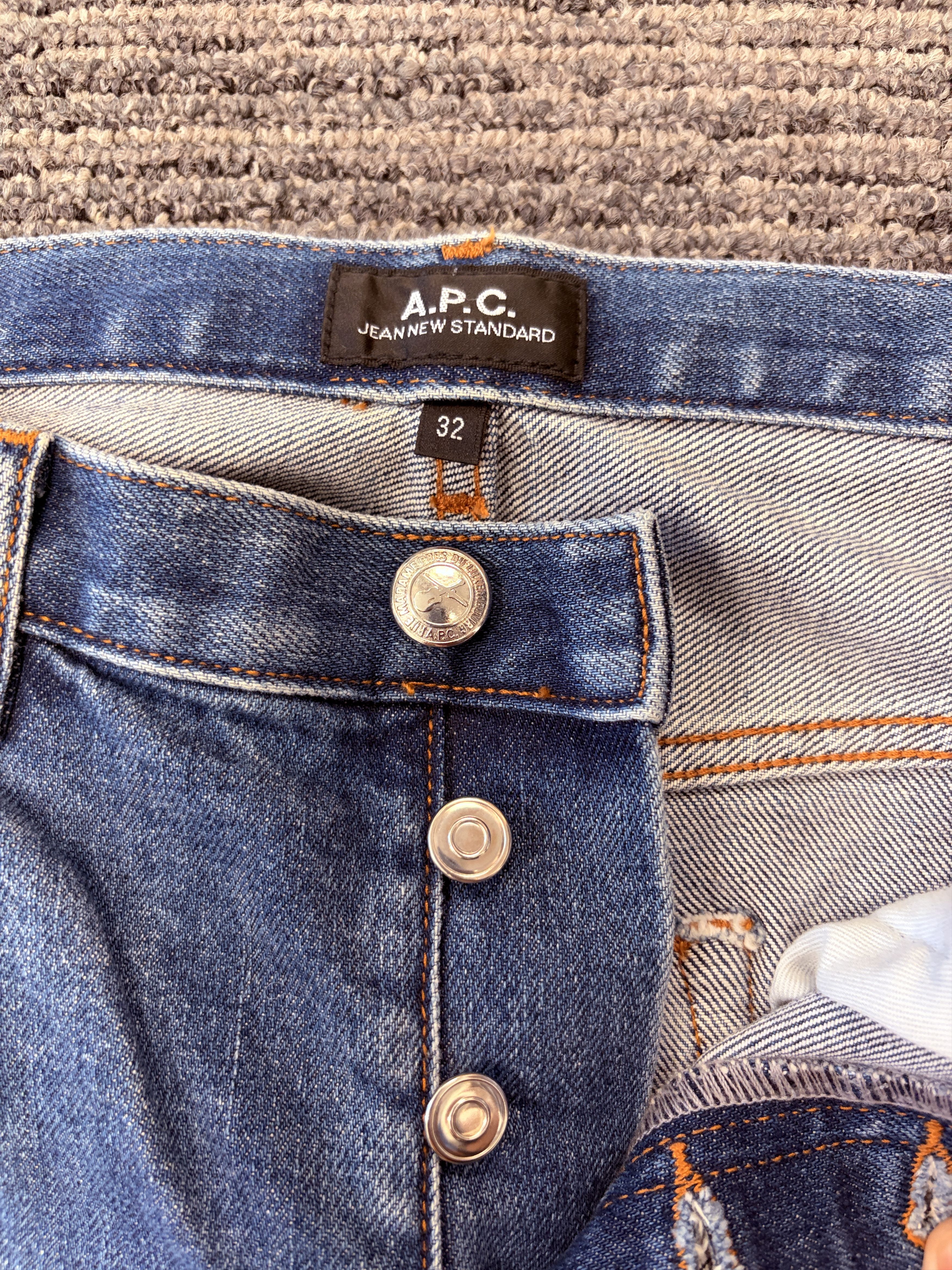 A.P.C. APC NEW STANDARD DENIM Size US 32 / EU 48 - 2 Thumbnail