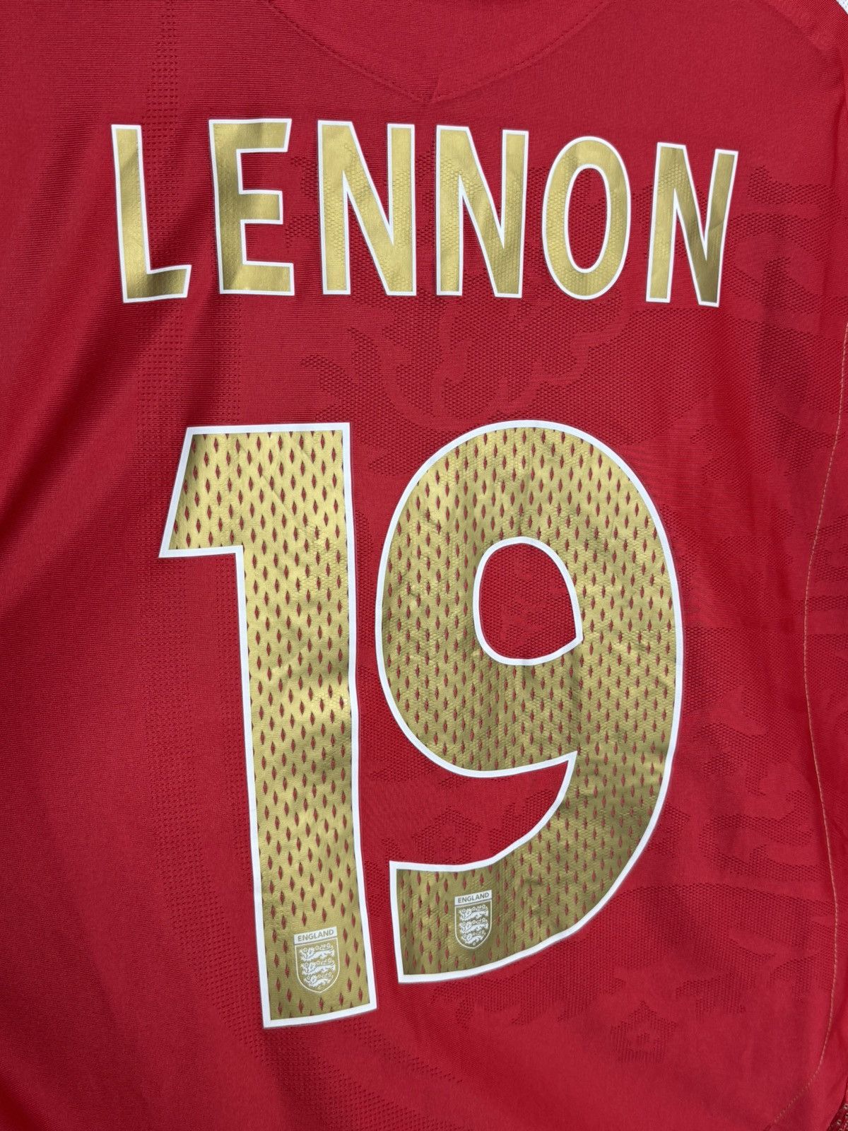 Umbro England National Team 06/08 Away Lennon Football Jersey Size US XL / EU 56 / 4 - 3 Thumbnail