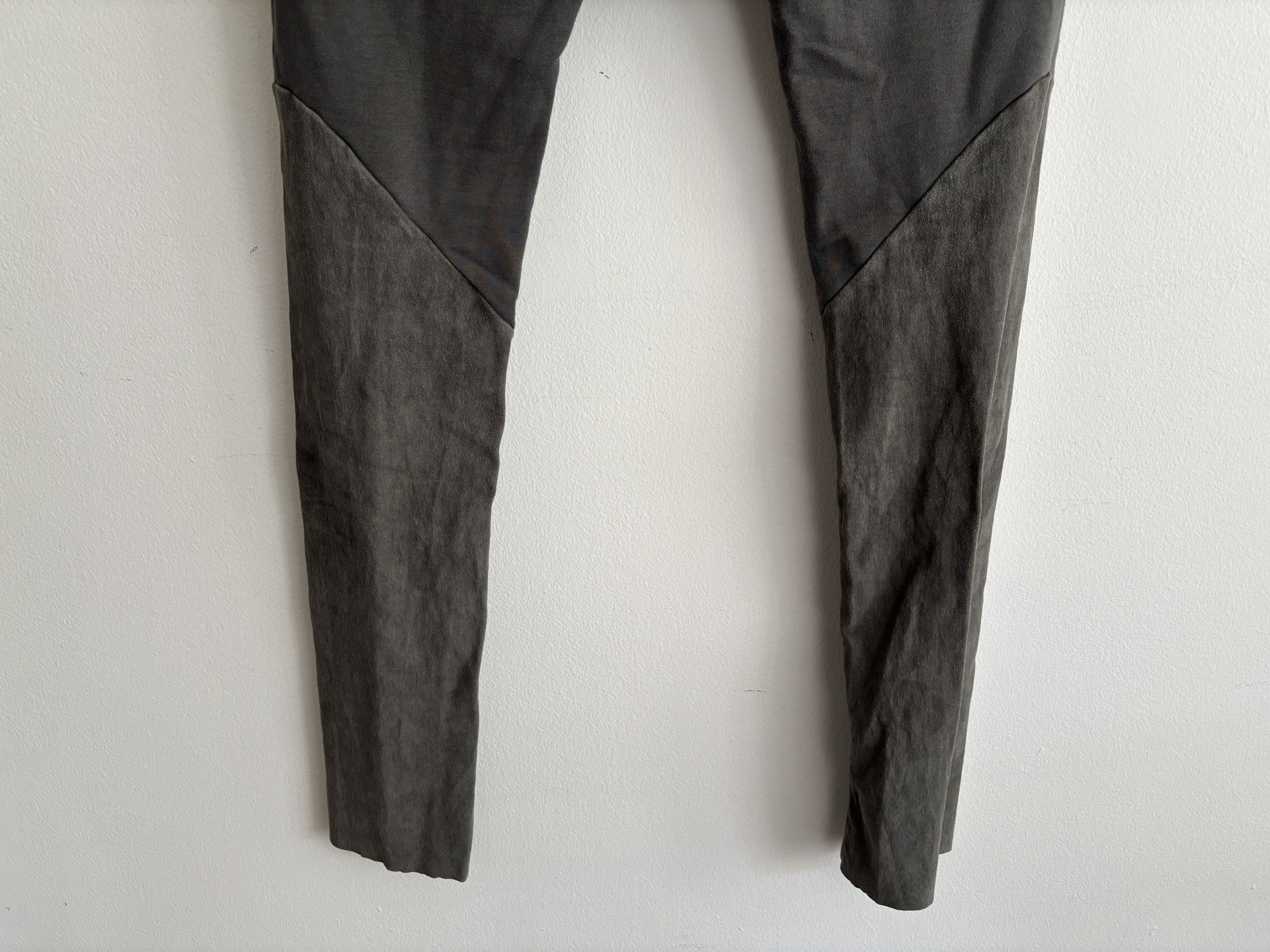 Haider Ackermann Drawstring Cotton Silk Leather Tapered Lounge Pants Size 36" / US 14 / IT 50 - 9 Thumbnail