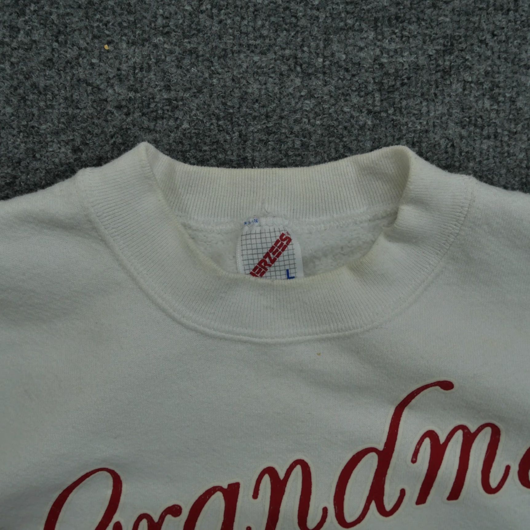 Jerzees VINTAGE Jerzees Christmas Sweatshirt Men L White Santa 90s Graphic Print Crew Neck Long Sleeve Pullover Winter Christmas Graphic Size US L / EU 52-54 / 3 - 6 Thumbnail