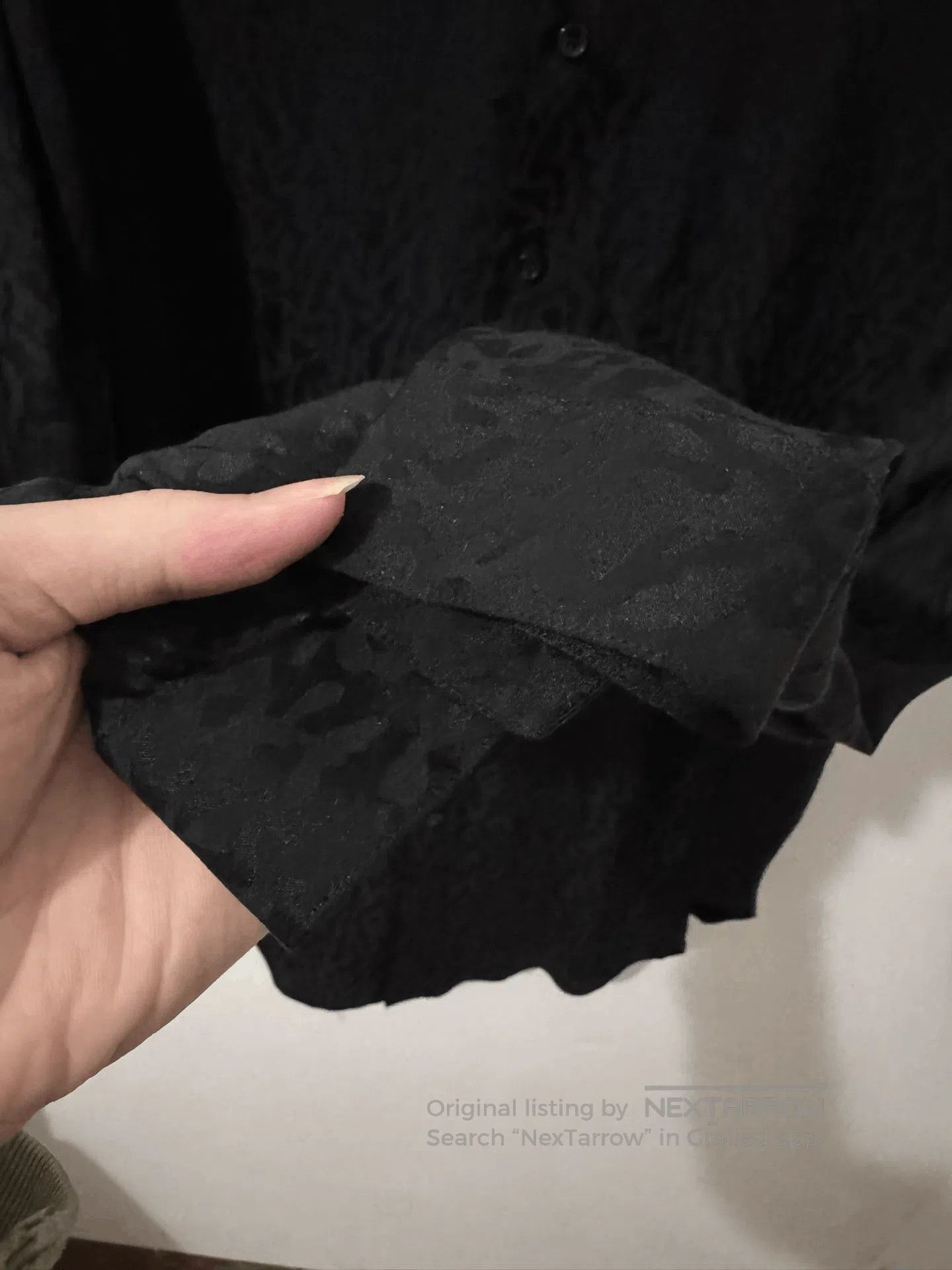 Saint Laurent Paris Saint Laurent 20FW Silk Thorn Shirt. Size US M / EU 48-50 / 2 - 5 Thumbnail