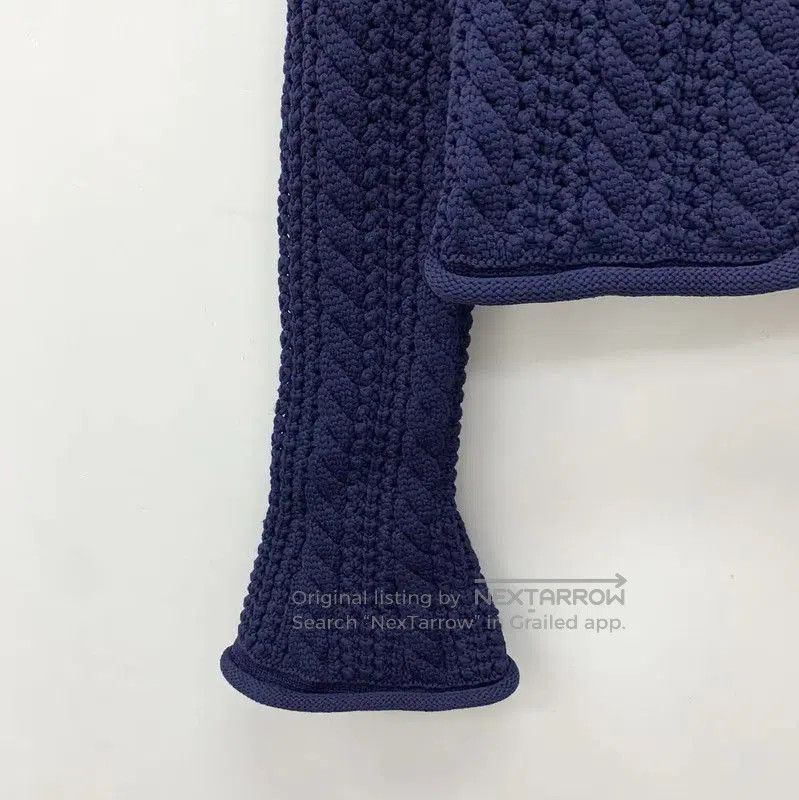 Louis Vuitton Louis Vuitton Women's Blue Cropped Cardigan . Size XS / US 0-2 / IT 36-38 - 4 Thumbnail