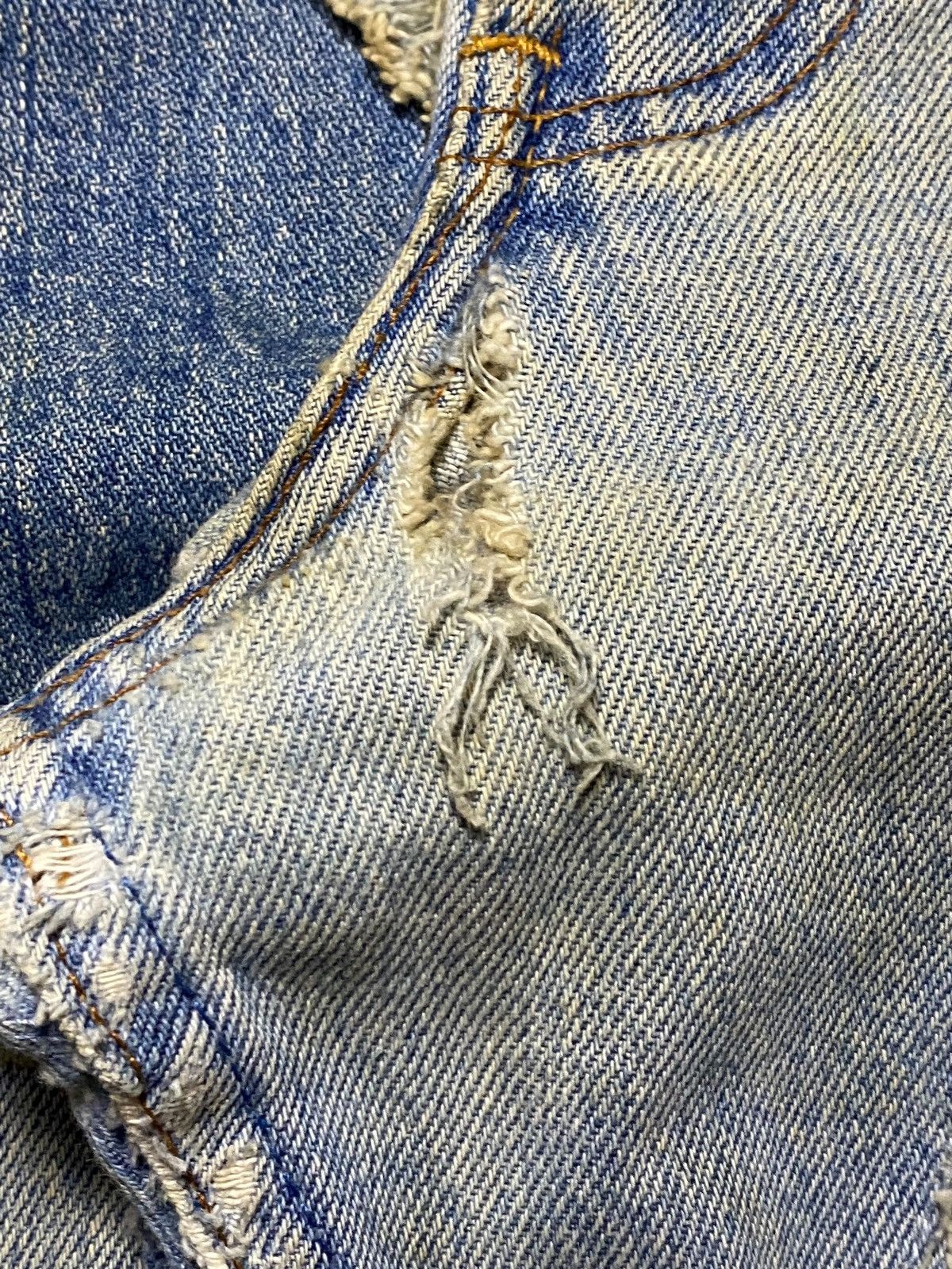 Levi's Vintage Clothing Levis 501 80’s Grunge Patches Style Distressed Jeans Size US 36 / EU 52 - 15 Thumbnail