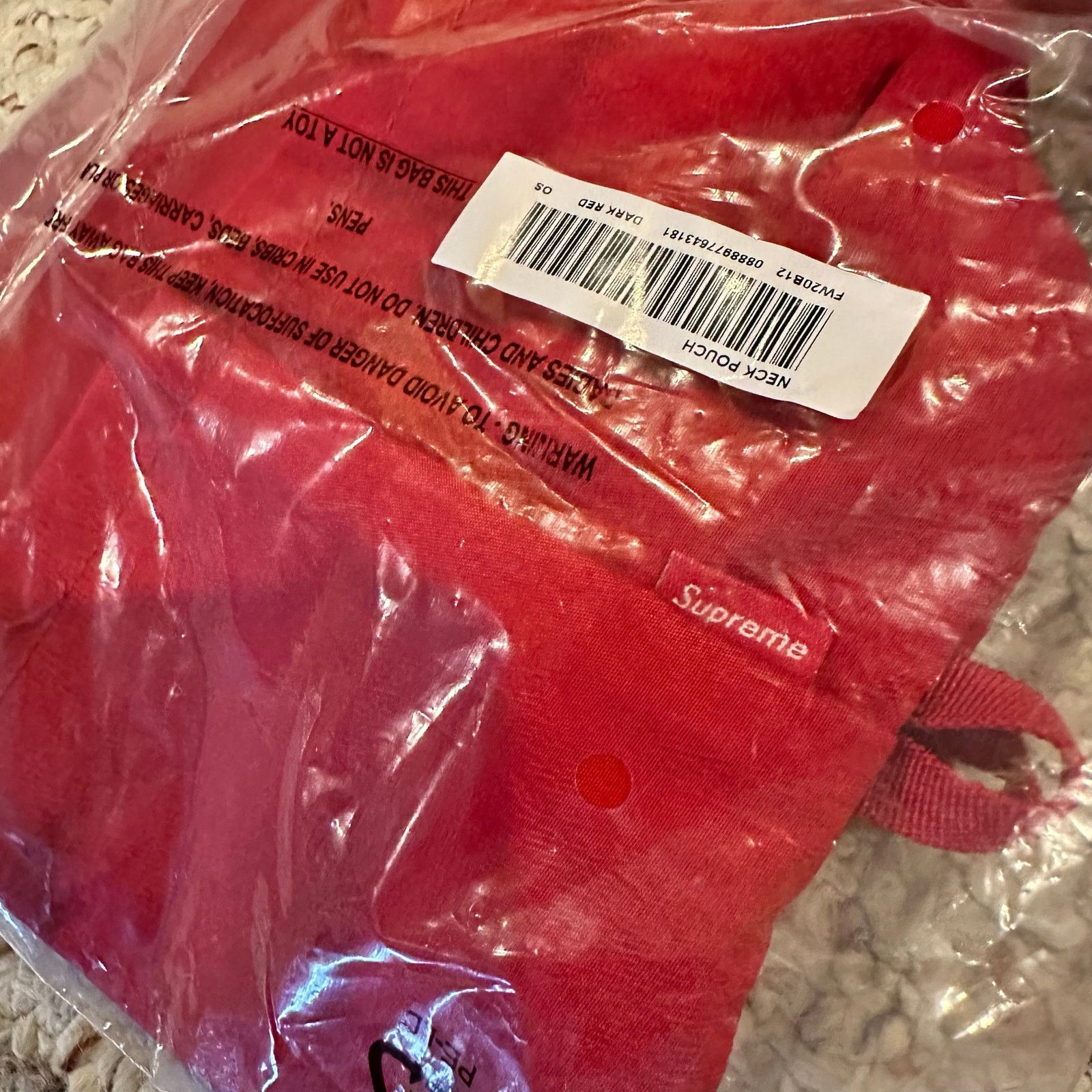 Supreme Supreme Neck Pouch Side Bag Red Summer Side Shoulder Cordura Size ONE SIZE - 8 Thumbnail