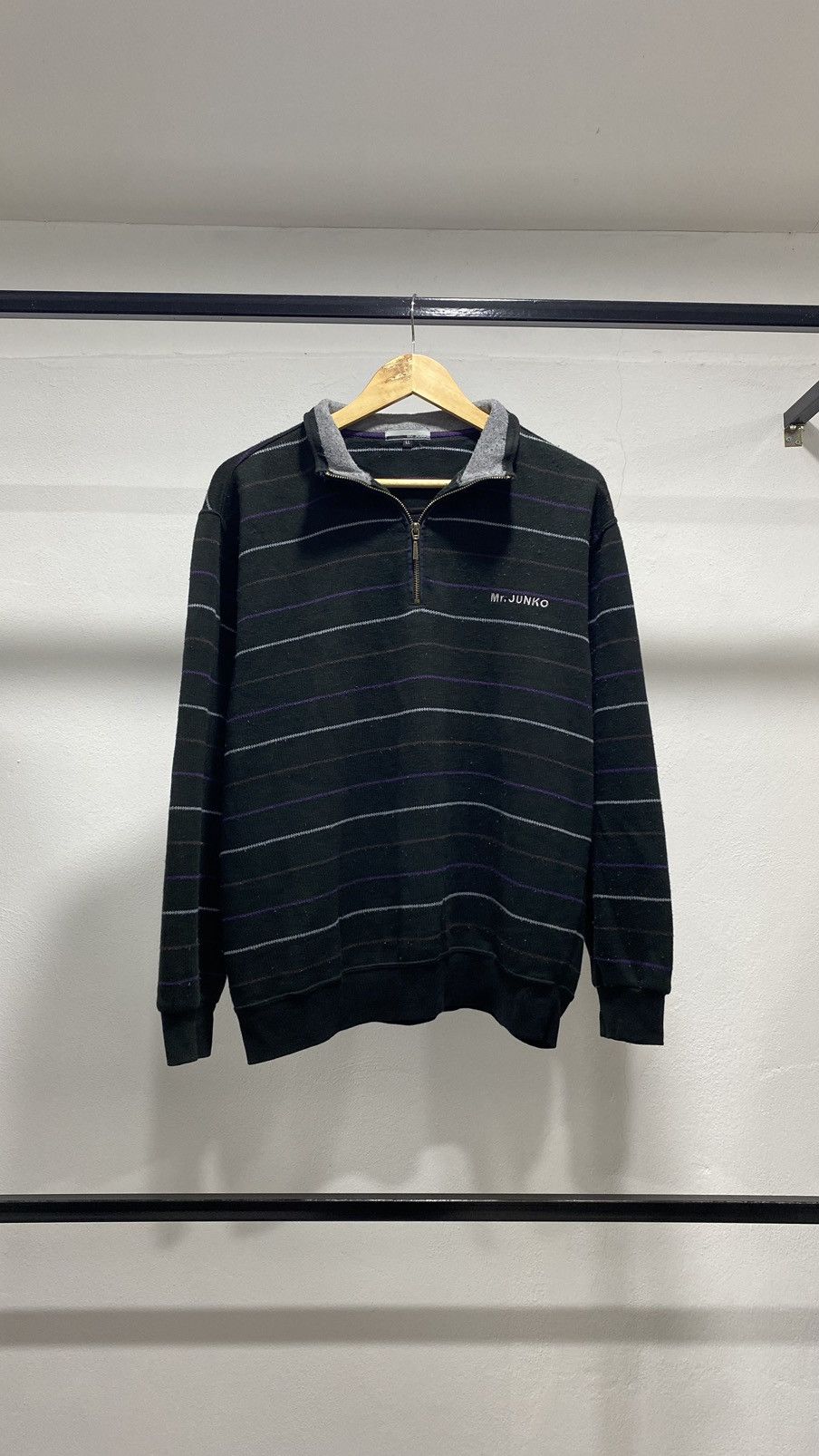 Junko Shimada × Mr. Junko × Vintage Vintage Mr Junko Knitwear Halfzip Size US M / EU 48-50 / 2 - 1 Thumbnail