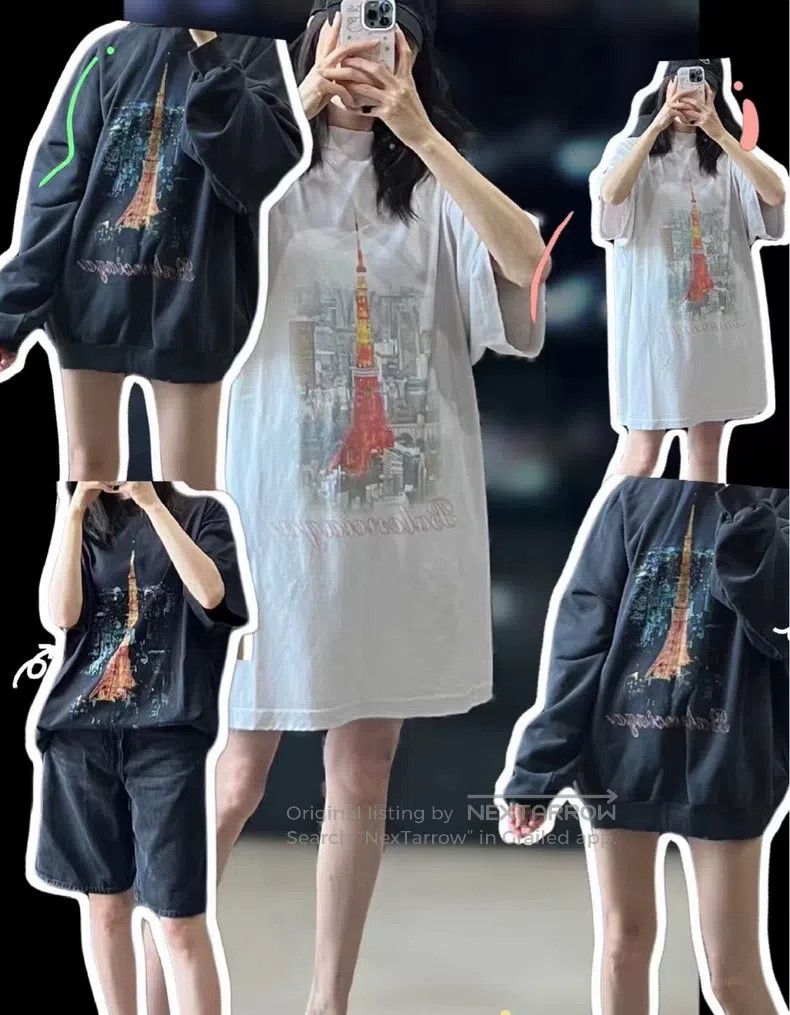 Balenciaga Balenciaga Tokyo Tower Short Sleeve Size US M / EU 48-50 / 2 - 5 Thumbnail