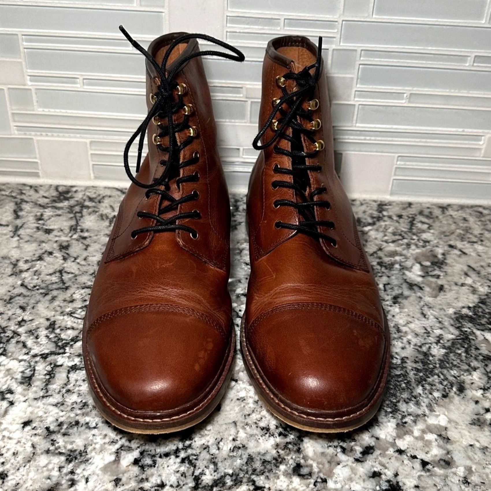 Shoe The Bear Shoe The Bear Chelsea Boots - Brown - Leather - Men - 9.5/10 US - 43 (EU) - Preowned - Cap Toe Lace Up Chelsea Boot Size ONE SIZE - 3 Thumbnail