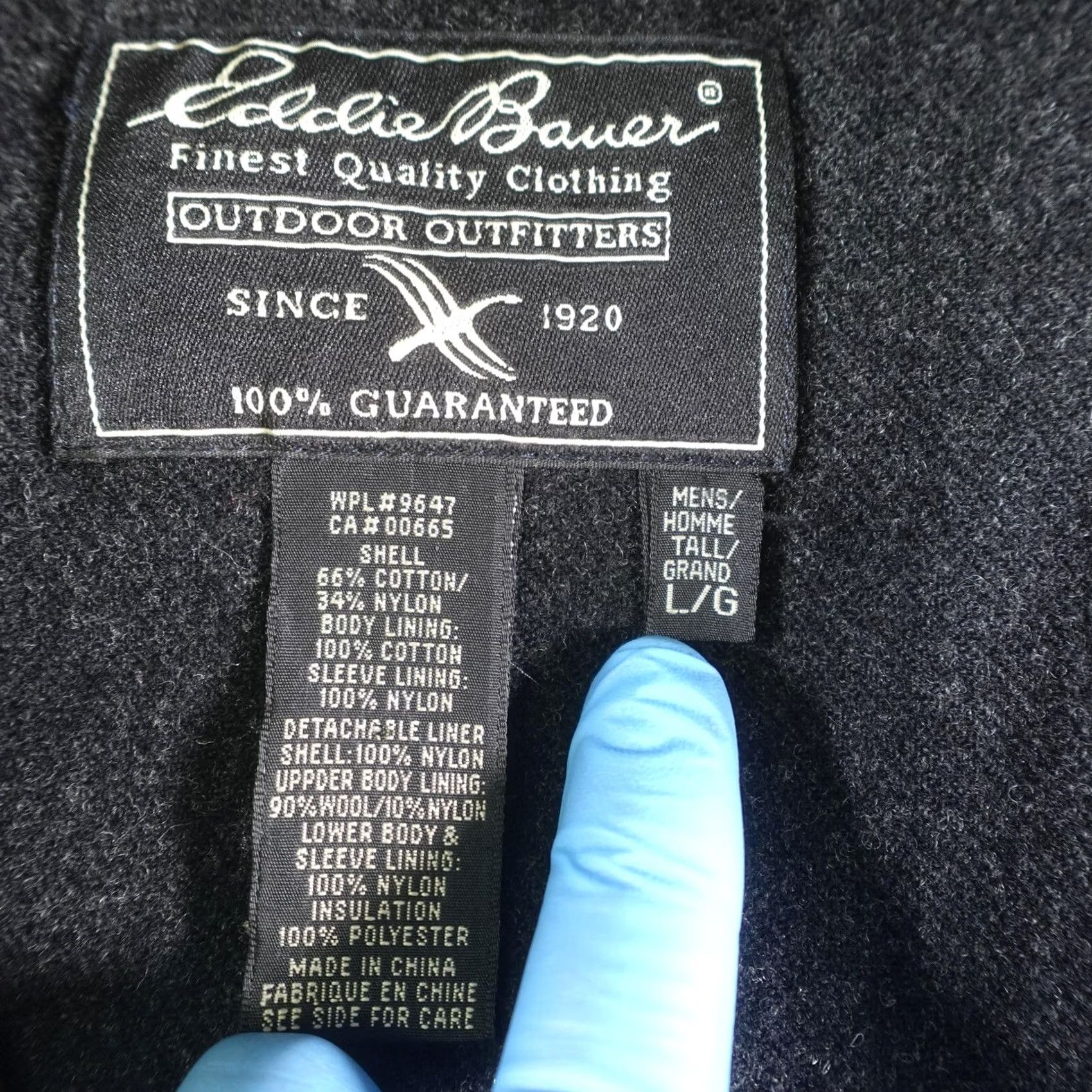 Eddie Bauer Eddie Bauer Coat Mens LT Large Brown Canvas Lined Insulated Overcoat Outdoors Size US L / EU 52-54 / 3 - 3 Thumbnail
