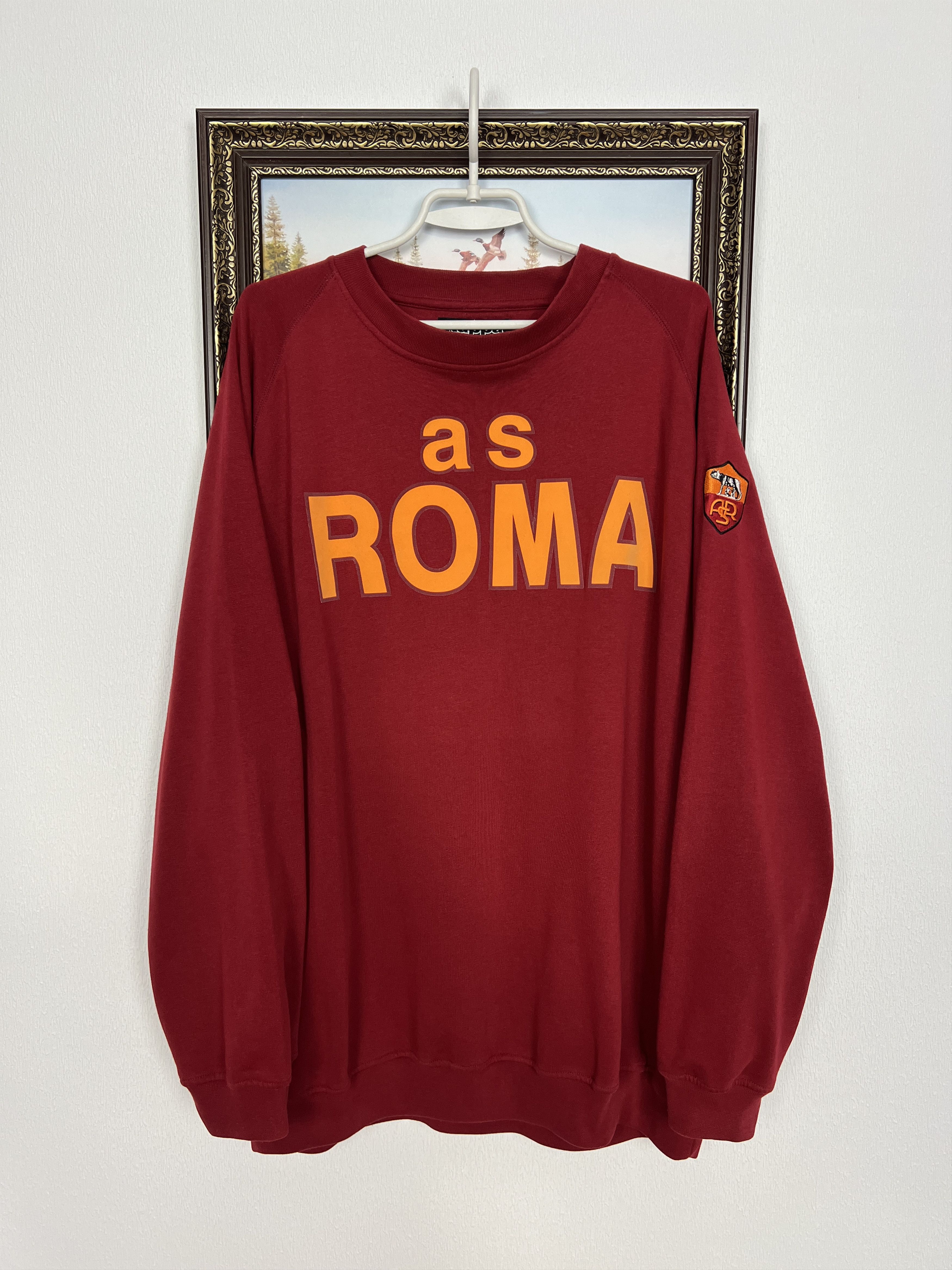 Kappa Vintage Roma Football Sweatshirt Red Soccer Crewneck Maglia Size US XXL / EU 58 / 5 - 1 Thumbnail
