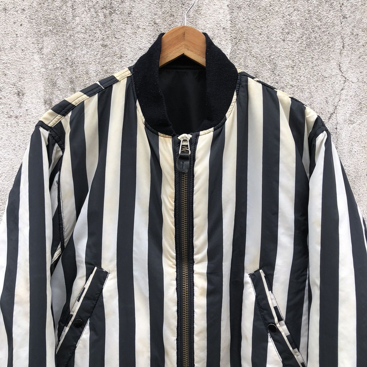 Vintage Vintage Flyer Man Intermediate Ma-1 Reversible Bomber Jacket Size US L / EU 52-54 / 3 - 6 Thumbnail
