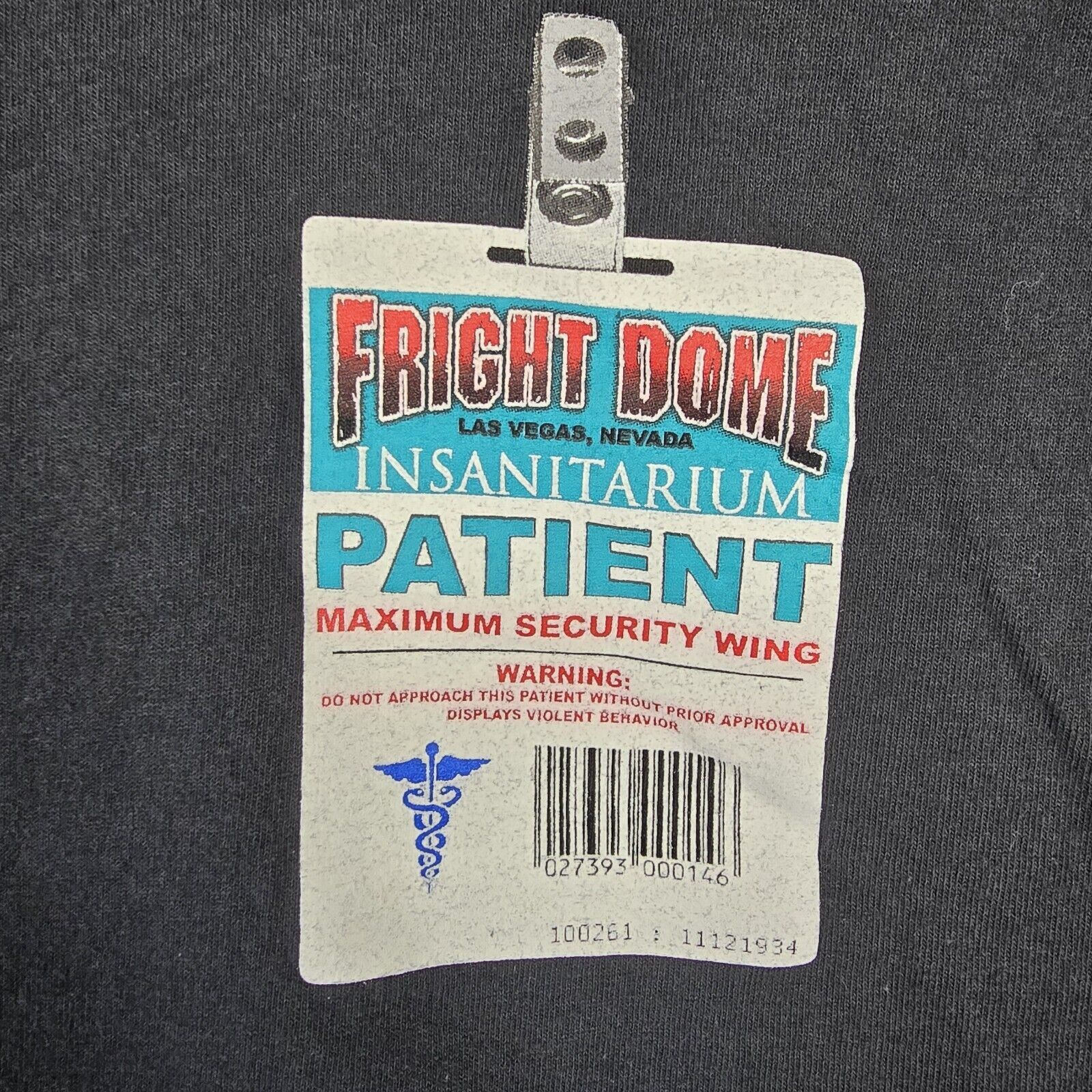 Delta Fright Dome Las Vegas 13 Years Of Terror Shirt Large Horror Size US L / EU 52-54 / 3 - 6 Thumbnail
