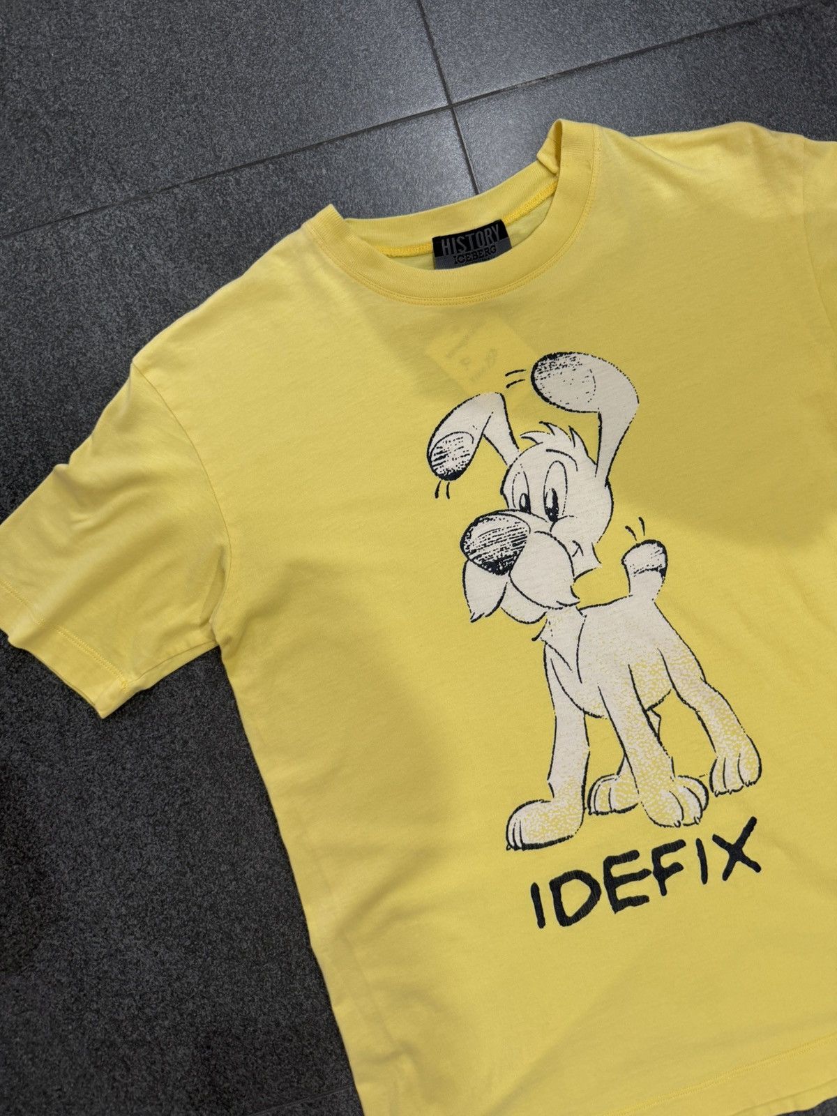 Iceberg × Vintage 90’s HISTORY ICEBERG RARE DOG LOGO Y2K RETRO ITALIAN TSHIRT Size US S / EU 44-46 / 1 - 2 Thumbnail