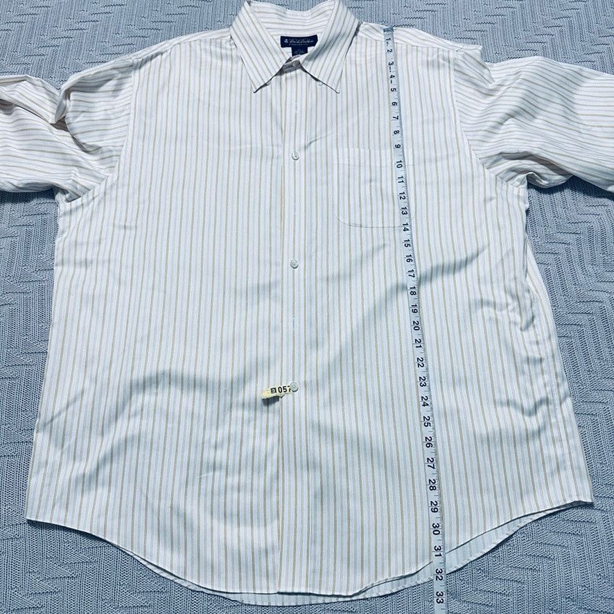 Brooks Brothers Brooks Brothers yellow striped button down Size US XL / EU 56 / 4 - 7 Thumbnail