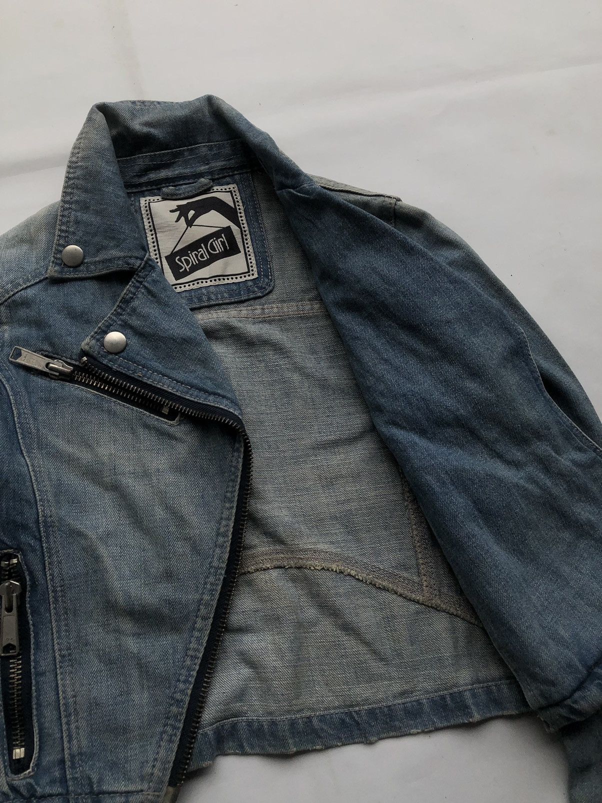 If Six Was Nine Spiral Girl Studed Zipper Jeans Jacket Number Nine LGB Style Size US M / EU 48-50 / 2 - 8 Thumbnail