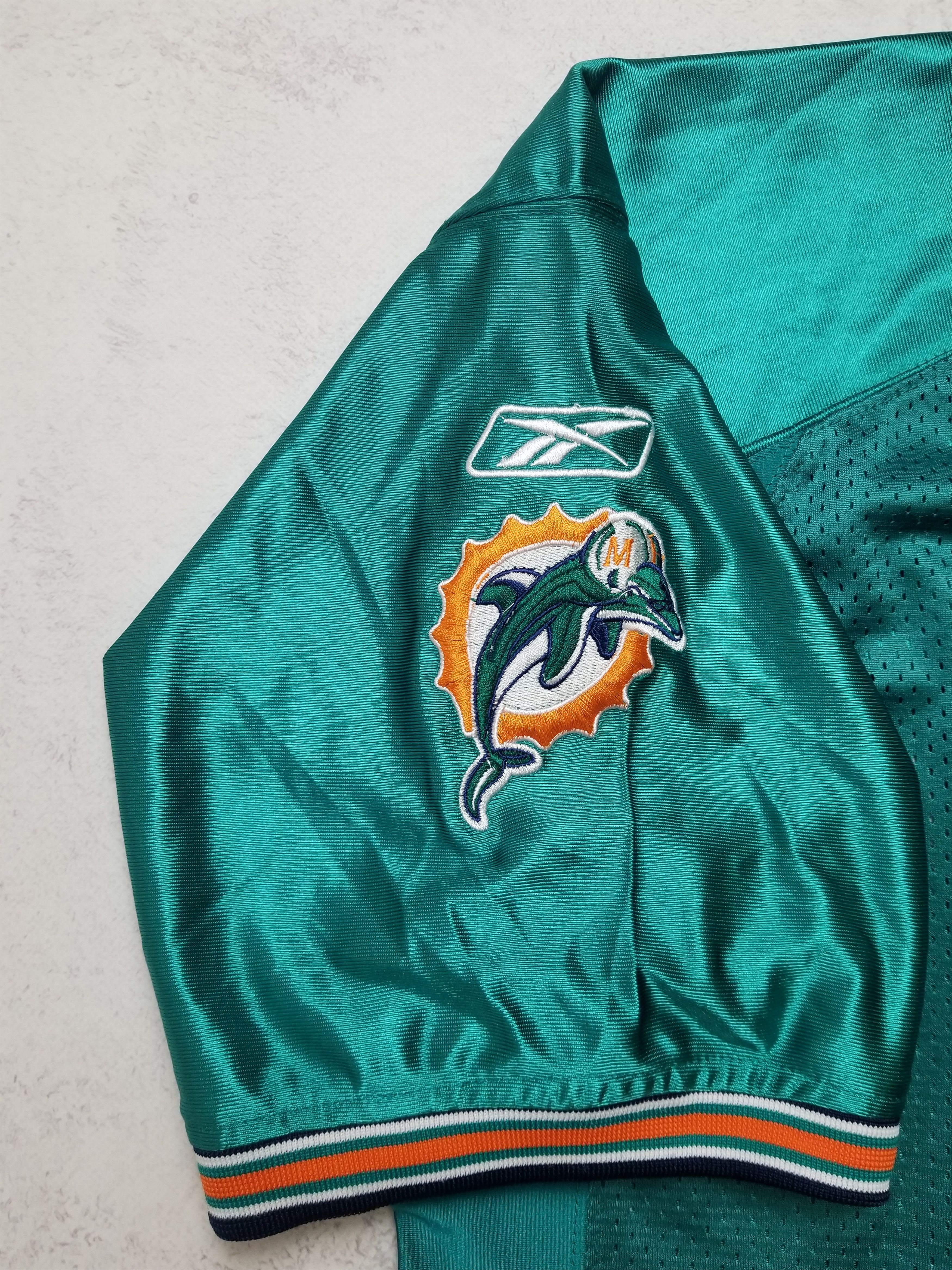 Reebok Miami Dolphins Jersey Blank Fins Teal Sewn Men's Size 56 Size US XL / EU 56 / 4 - 5 Thumbnail